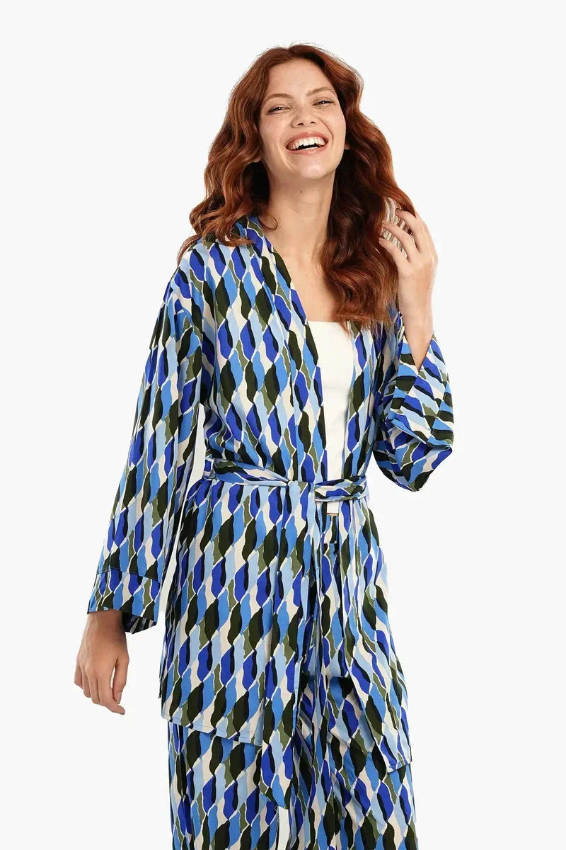 Relax Fit Colorful Kimono - Carina 1