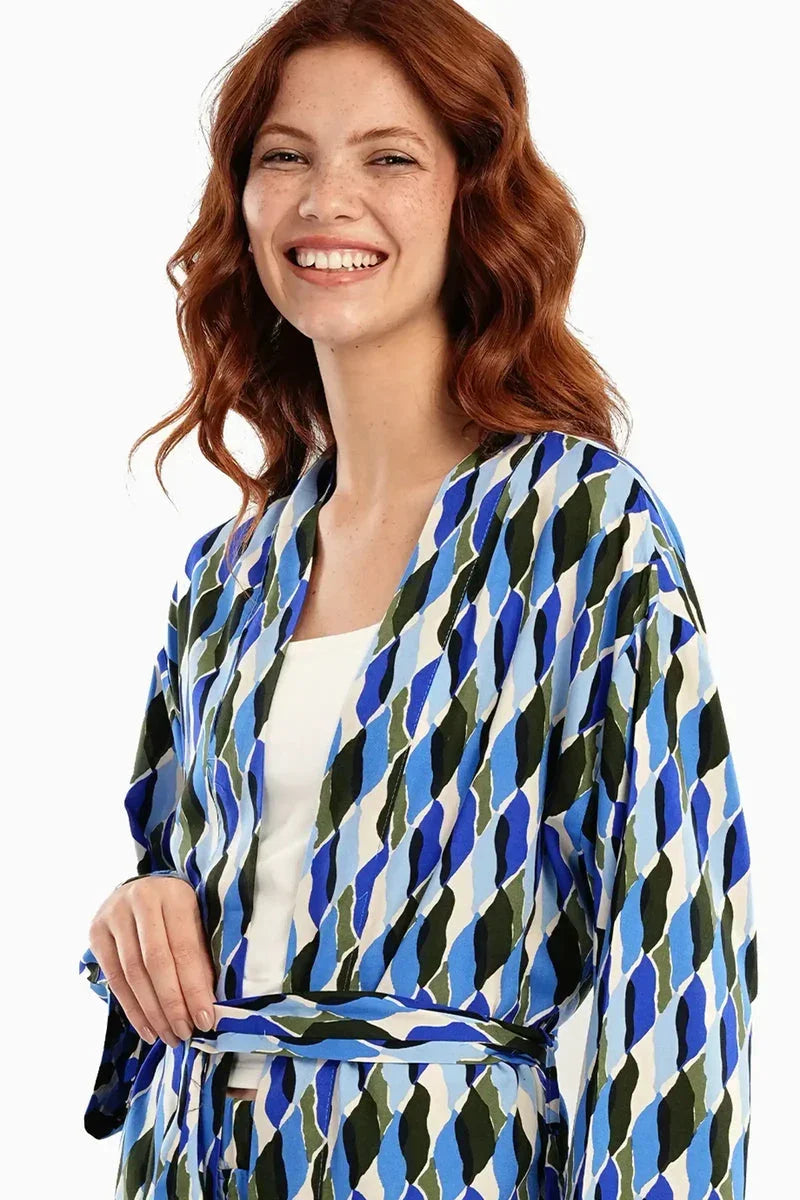 Relax Fit Colorful Kimono - Carina 4