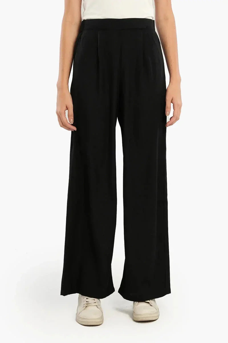 Carina - Black Comfy Lounge Pants 1