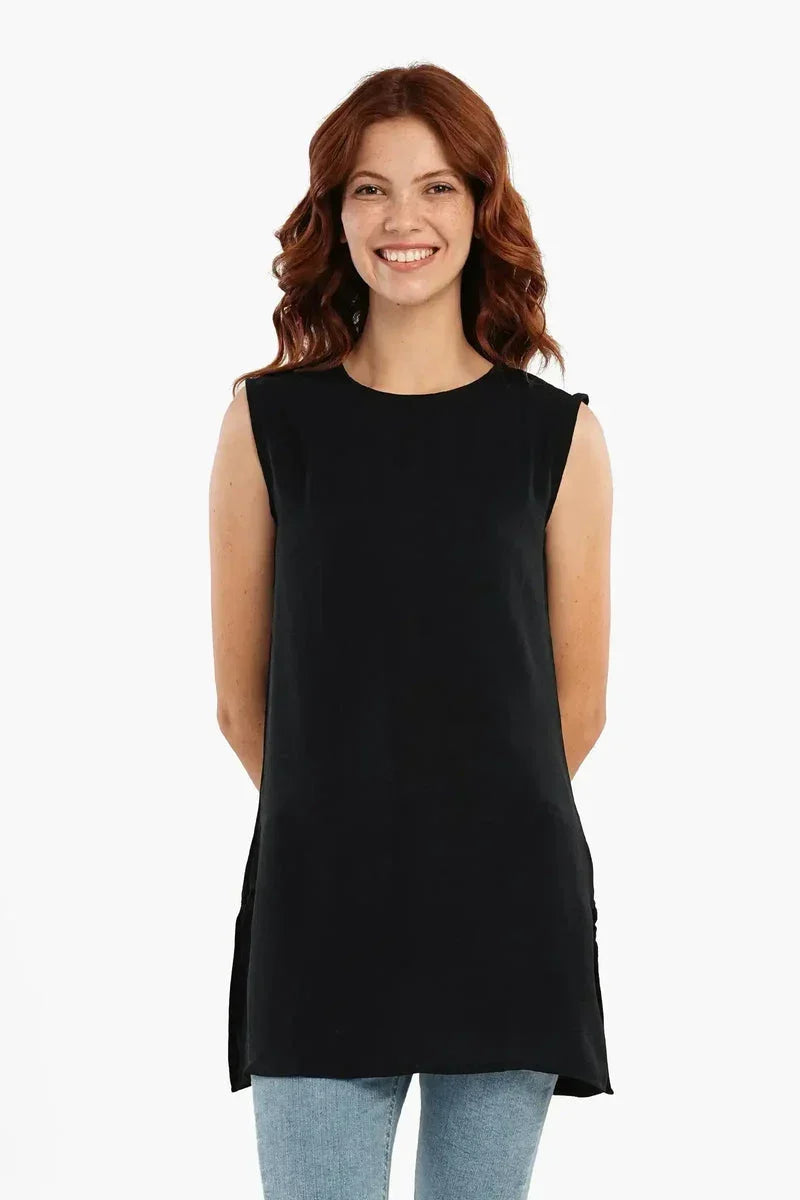 Lightweight Round Neck Blouse - Carina 4