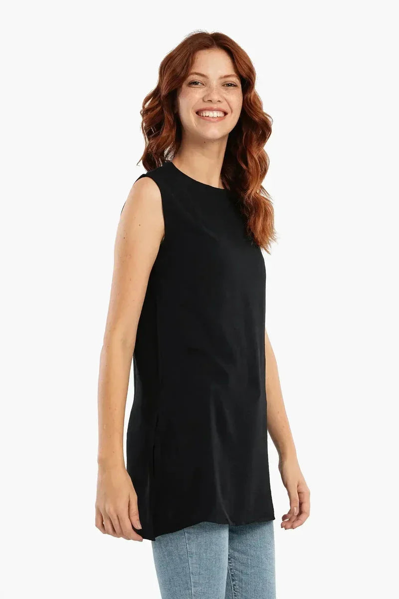 Lightweight Round Neck Blouse - Carina 7