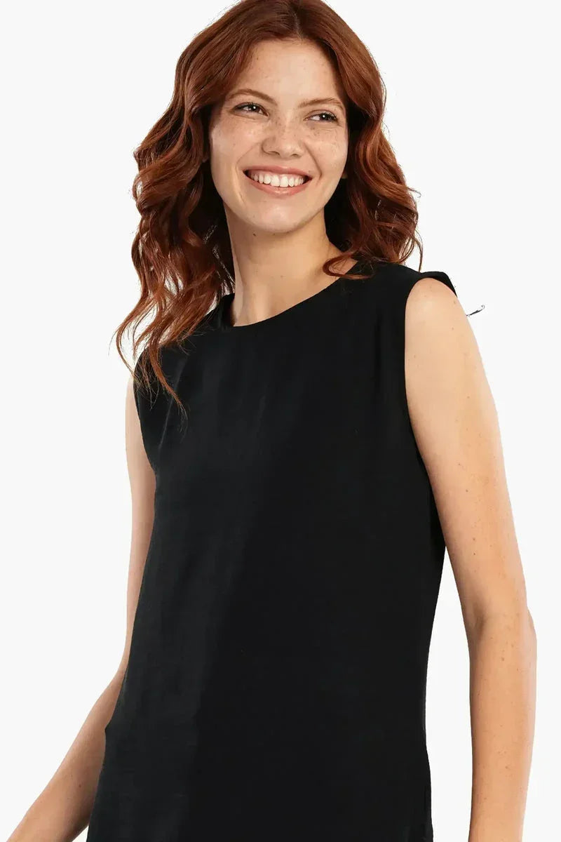 Lightweight Round Neck Blouse - Carina 16