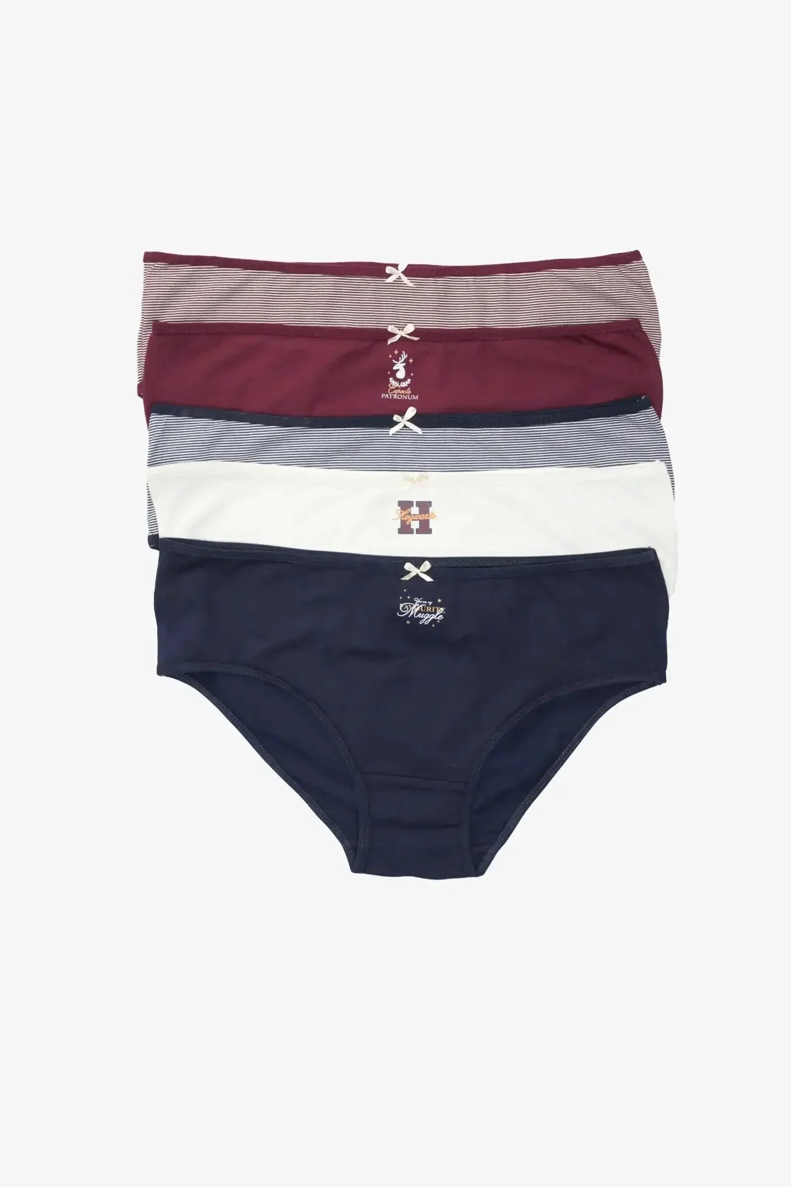 Carina - Pack of 5 Colored Brief Panties 4