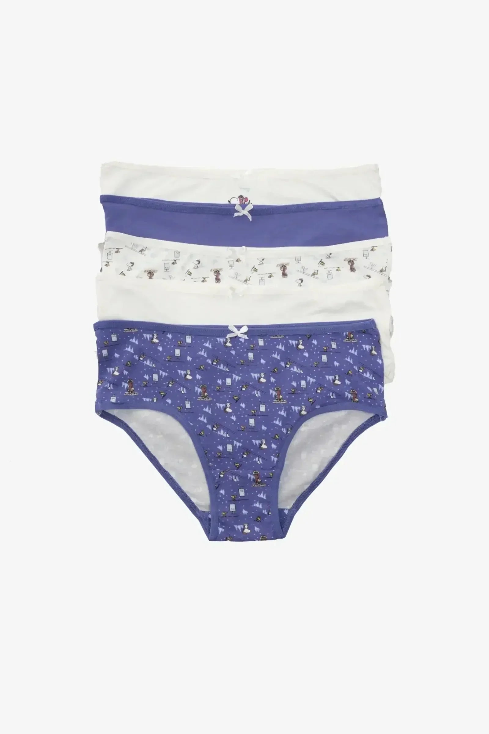 Carina - Pack of 5 Colored Brief Panties 3