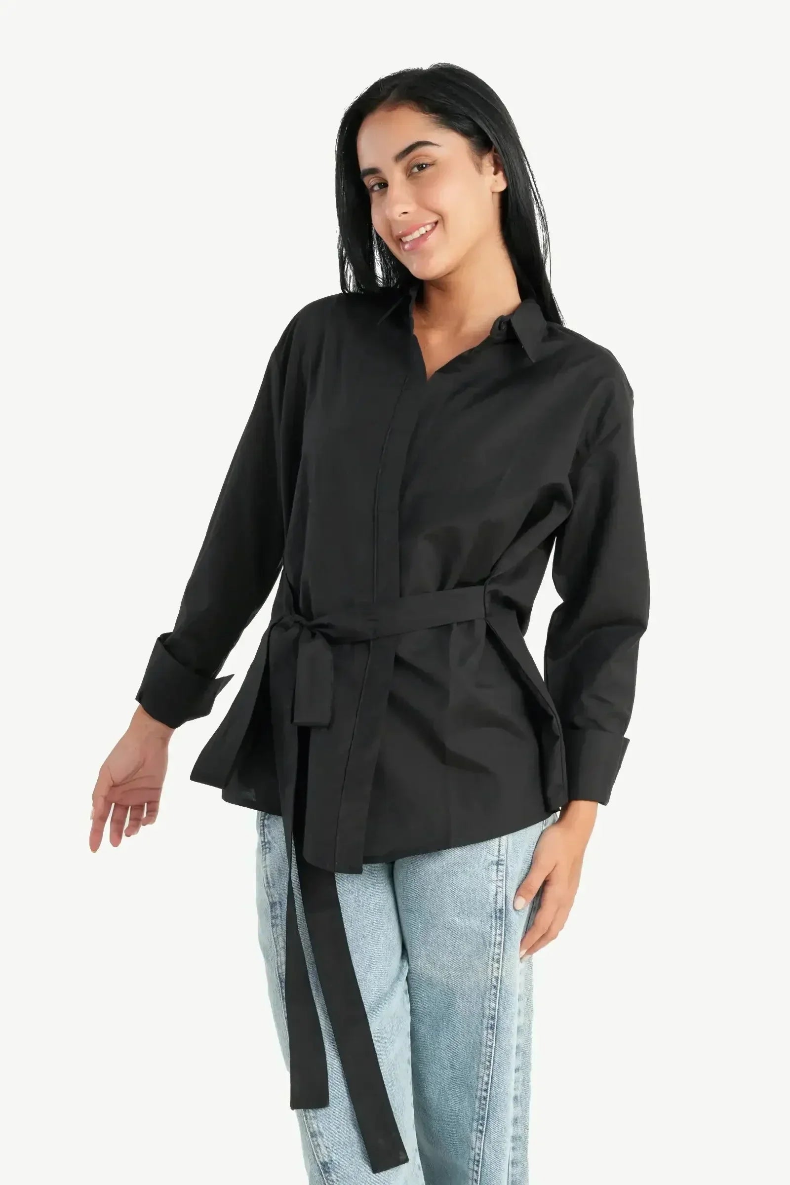 Carina - Shirt with Waist Belt 4