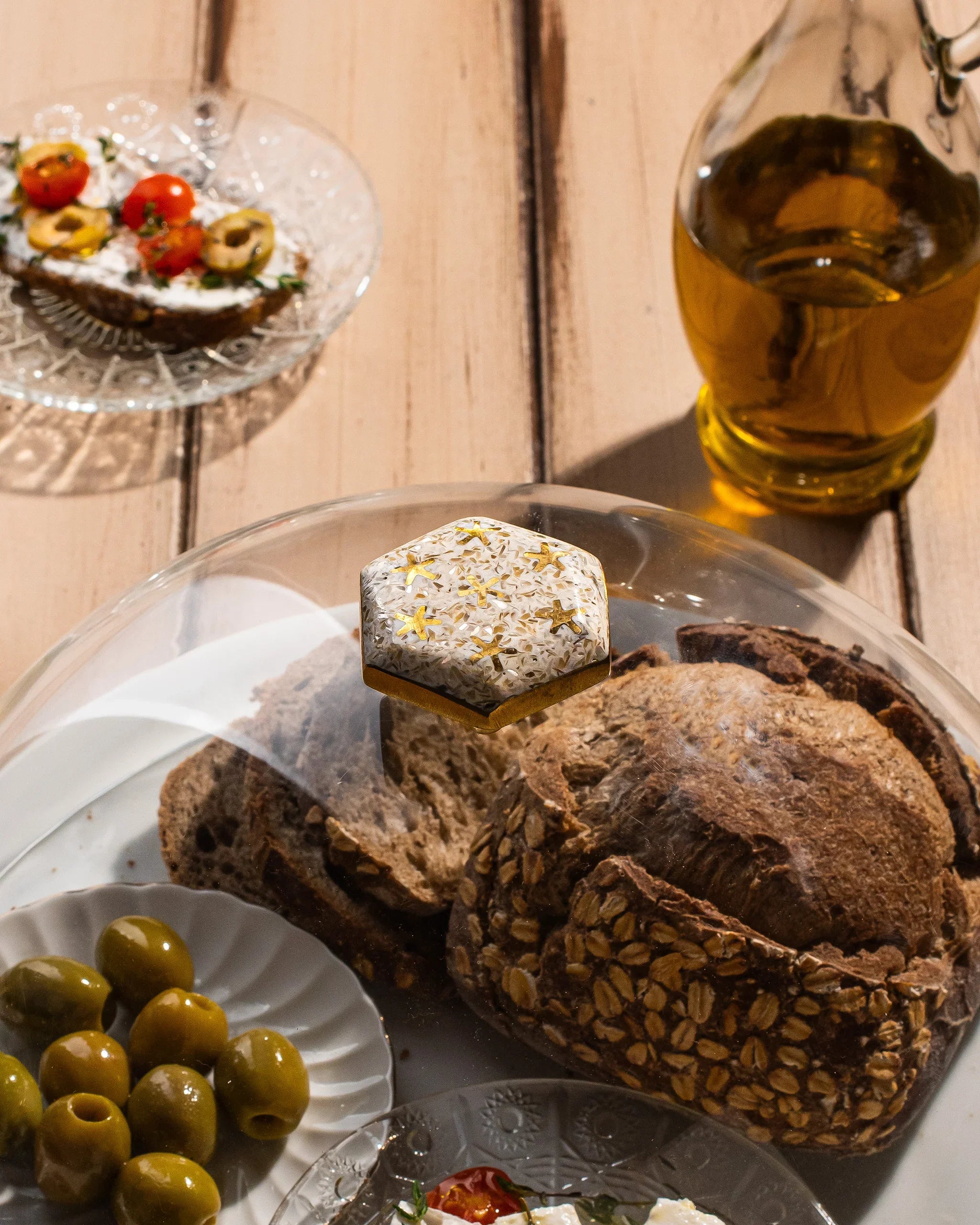 Rechote - Starline Rounded porcelain serving plate 3