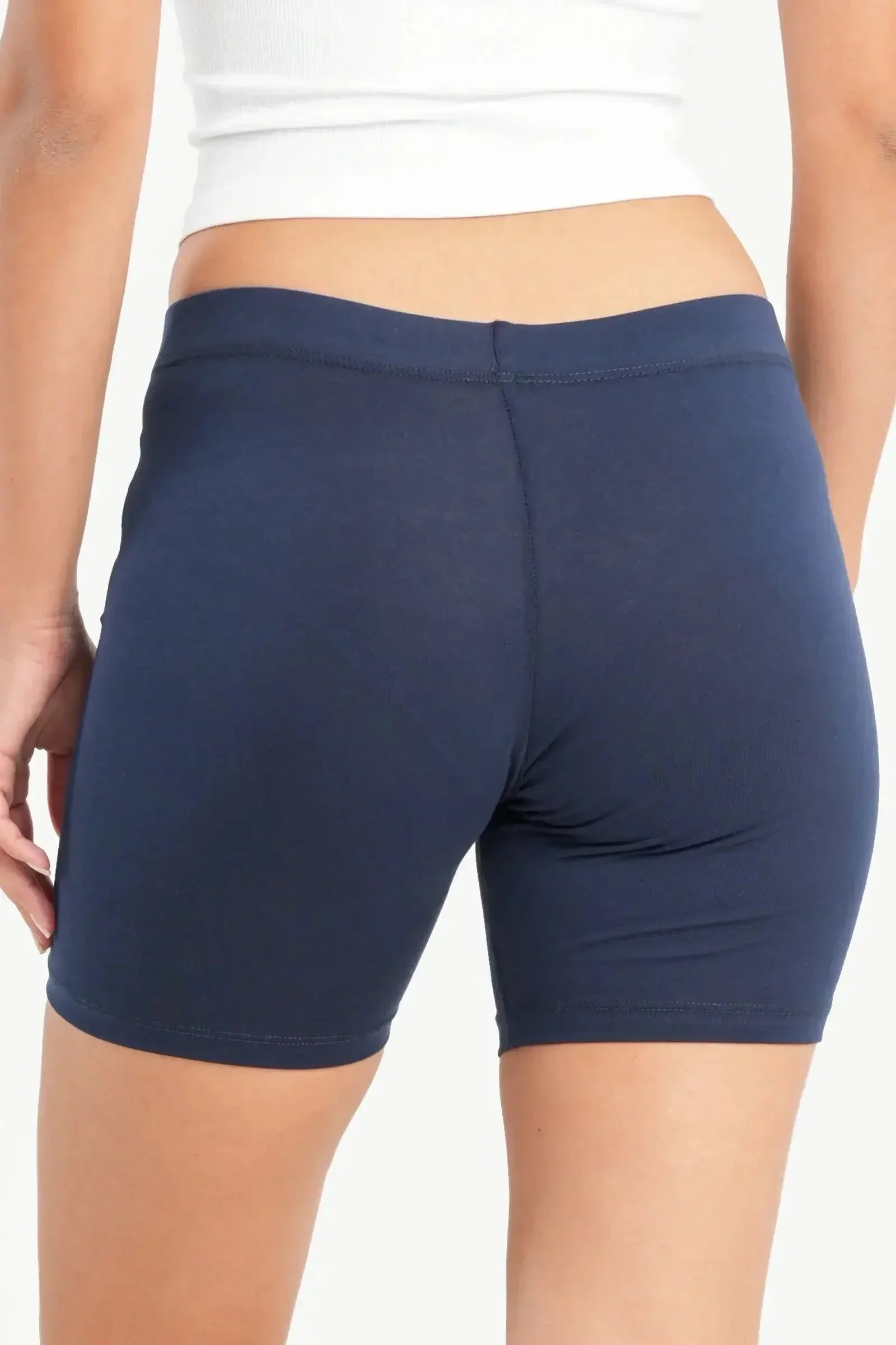 Carina - Slim Fit Cotton Leggings Short 8