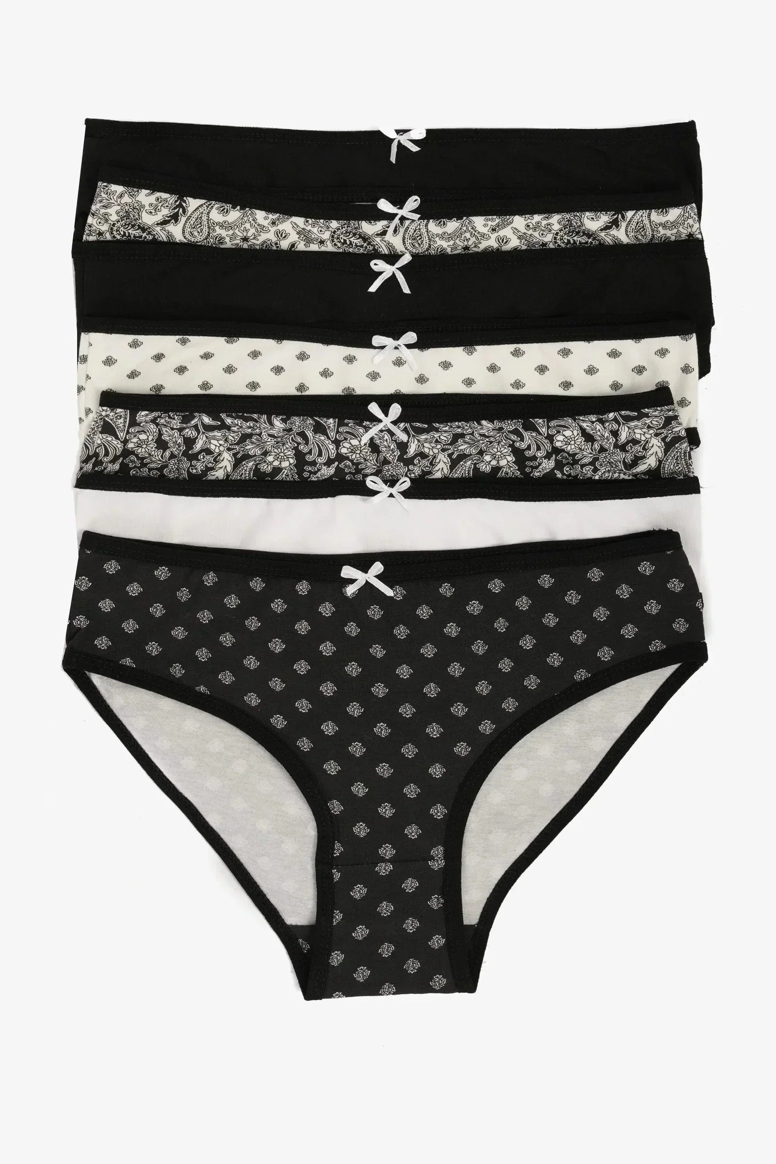 Carina - Pack of 7 Colored Bikini Panties 5
