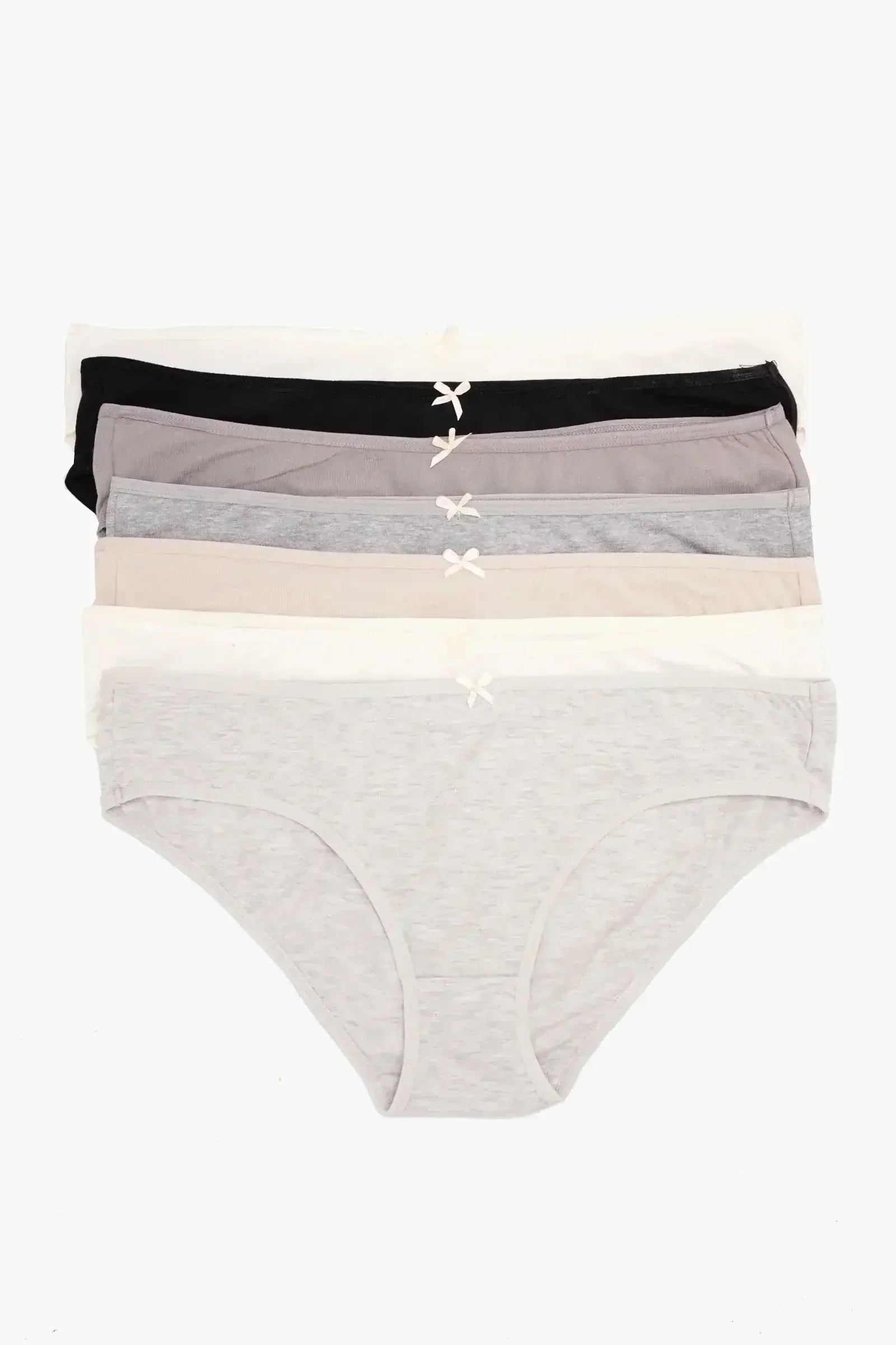 Carina - Pack of 7 Colored Bikini Panties 4