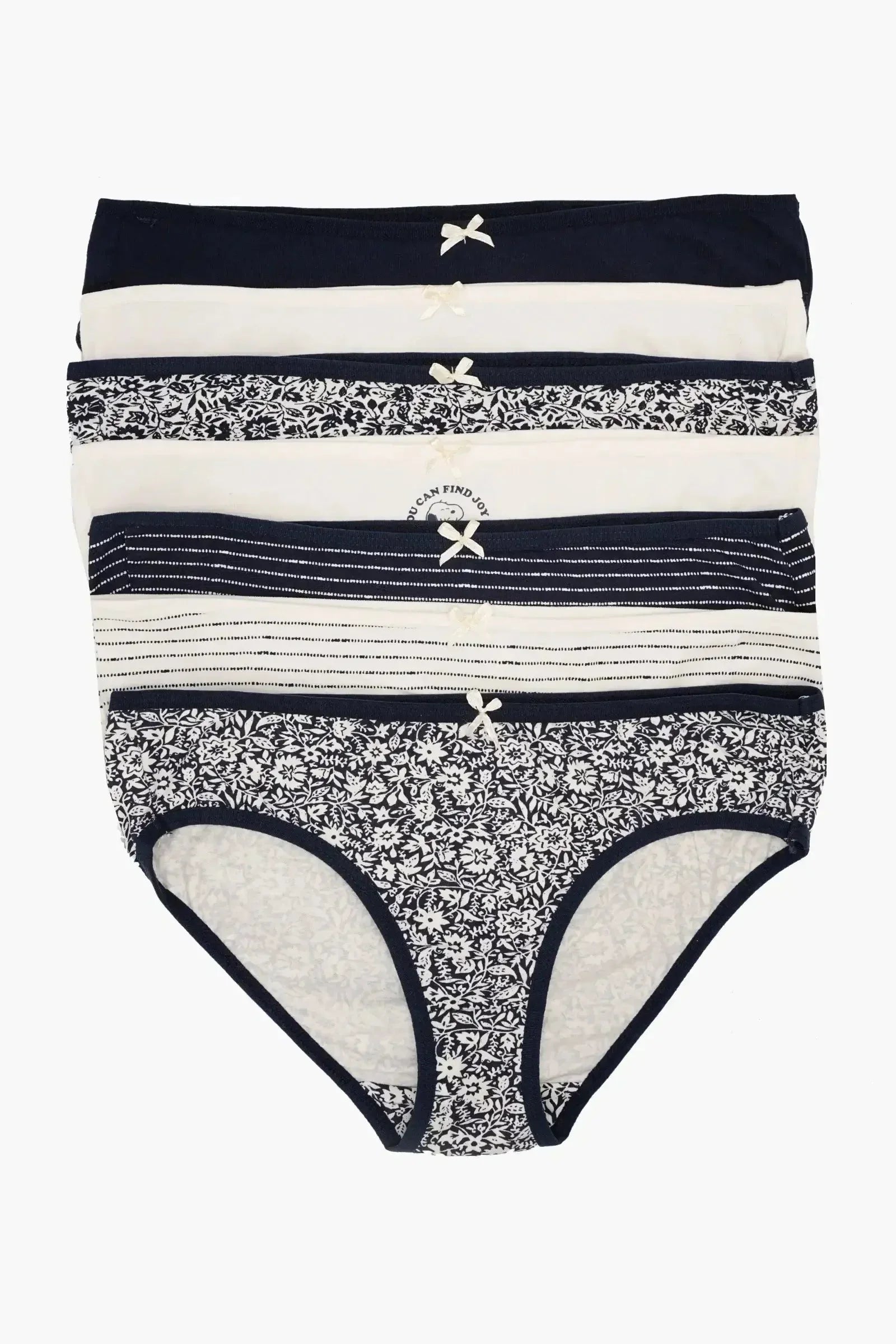 Carina - Pack of 7 Colored Bikini Panties 3