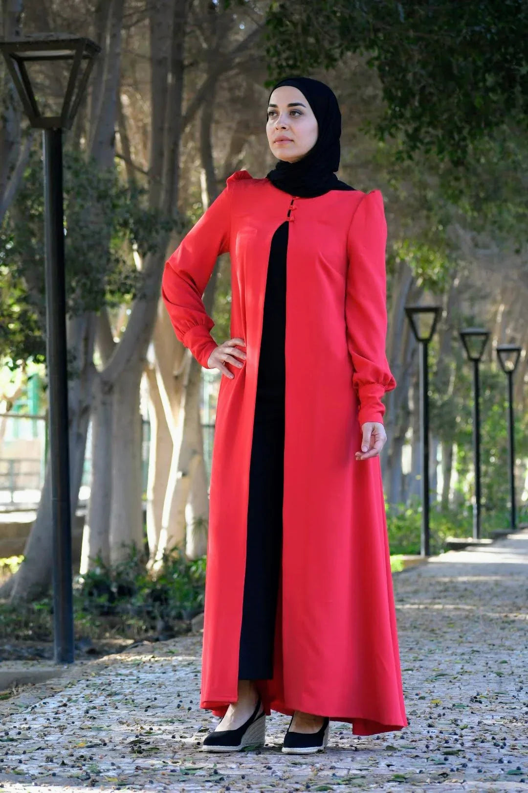 Reehan - Abaya with buttons 5