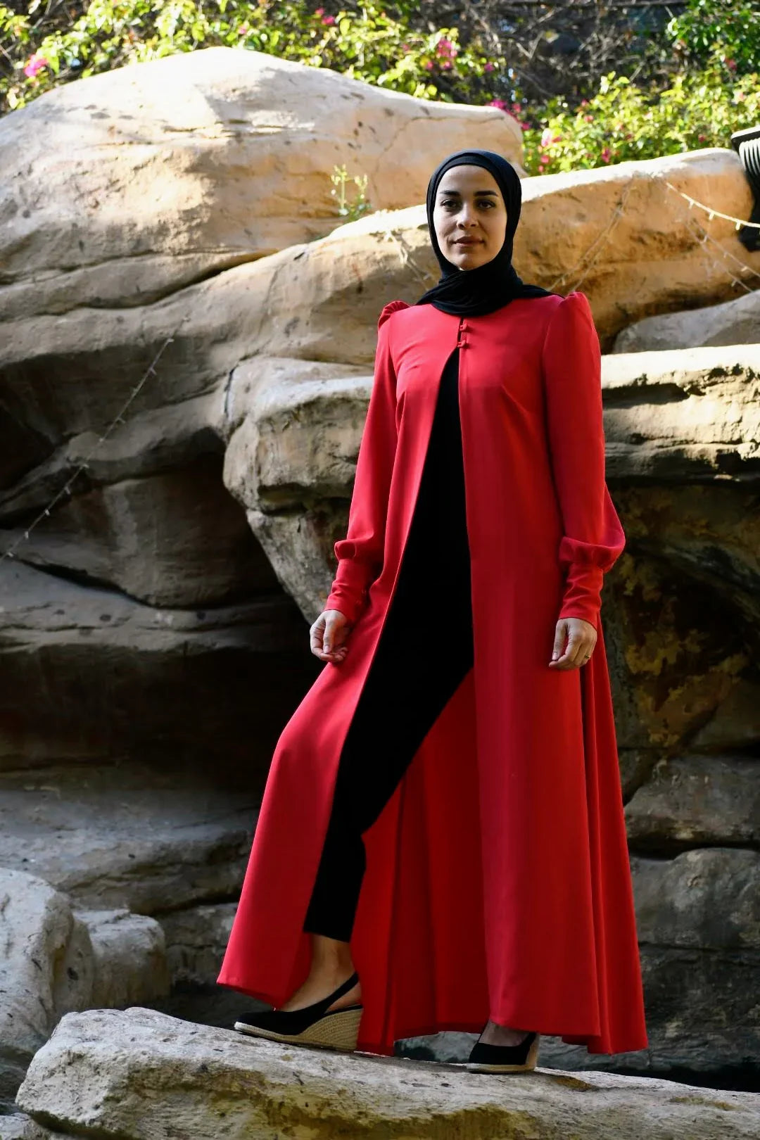 Reehan - Abaya with buttons 9