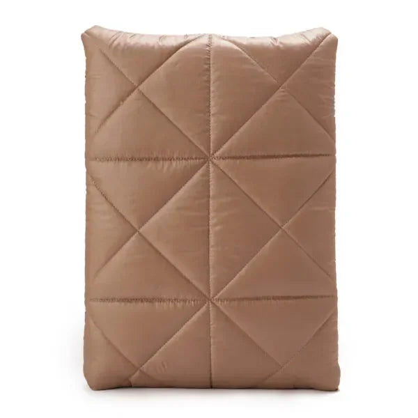 Brown Puffy Laptop Sleeve - Covery - Babazzaro