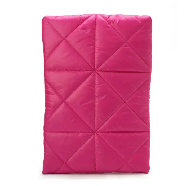 Hot Pink Puffy Laptop Sleeve - Covery - Babazzaro
