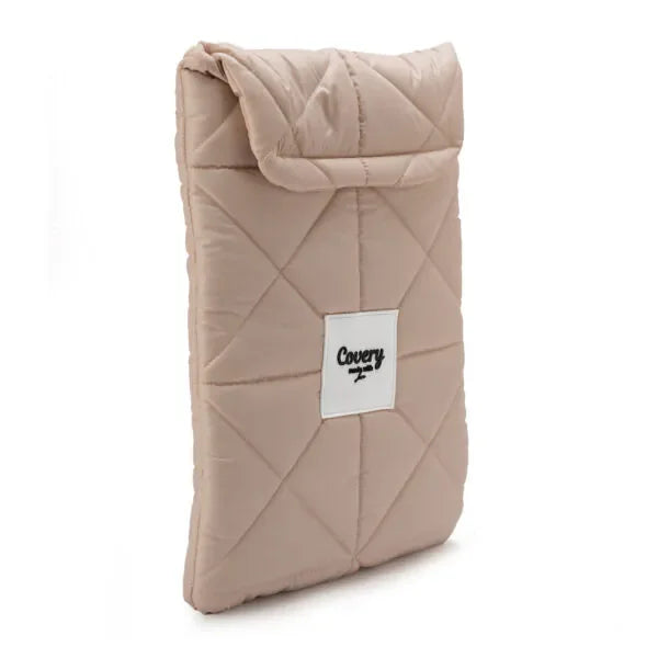 Covery - Begie Puffy Laptop Sleeve 3