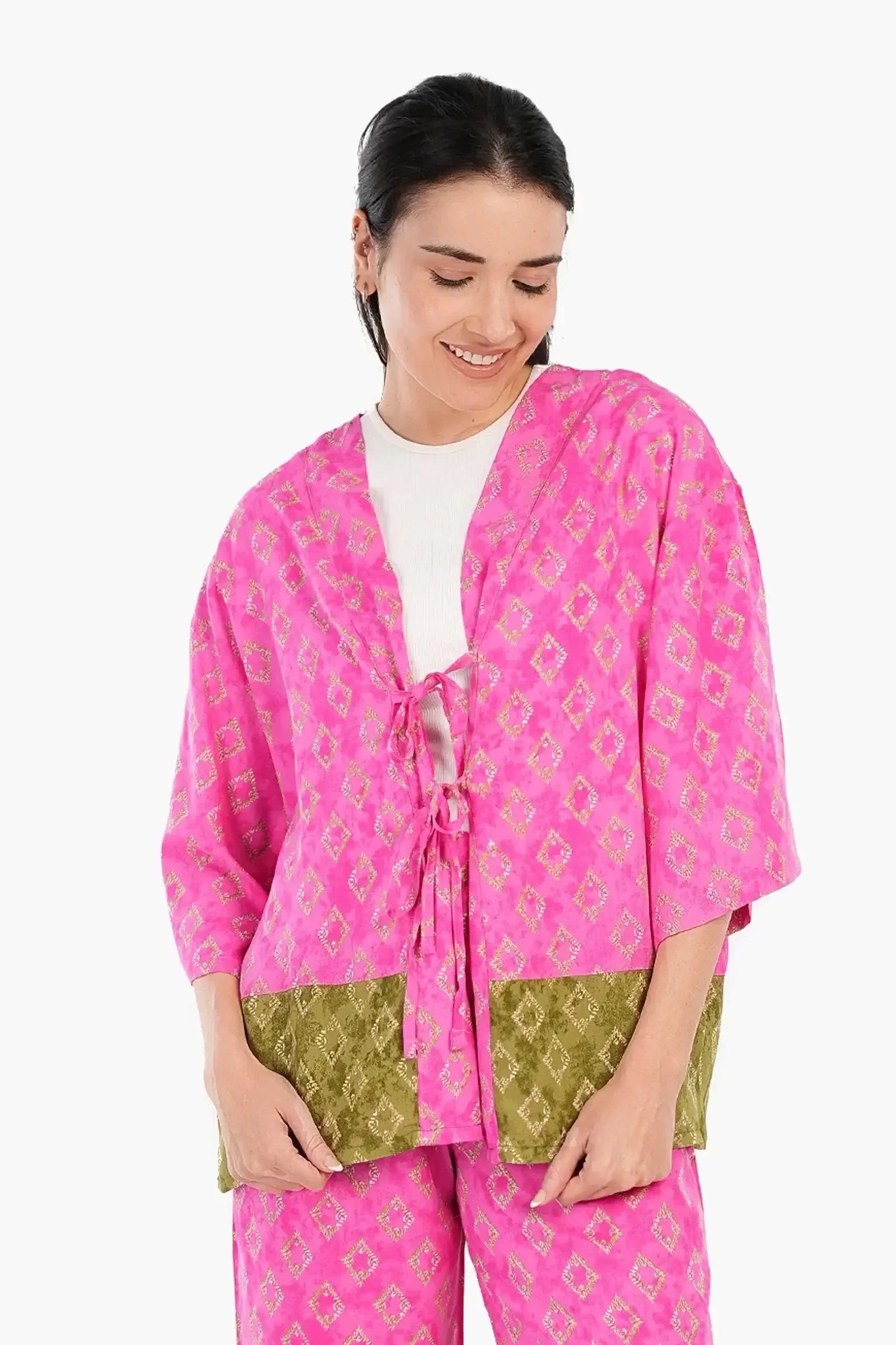 Carina - Vibrant Printed Kimono 1