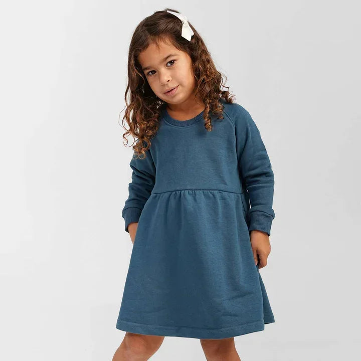 Long Sleeve Pocket Dress - Colour Capsules - Babazzaro