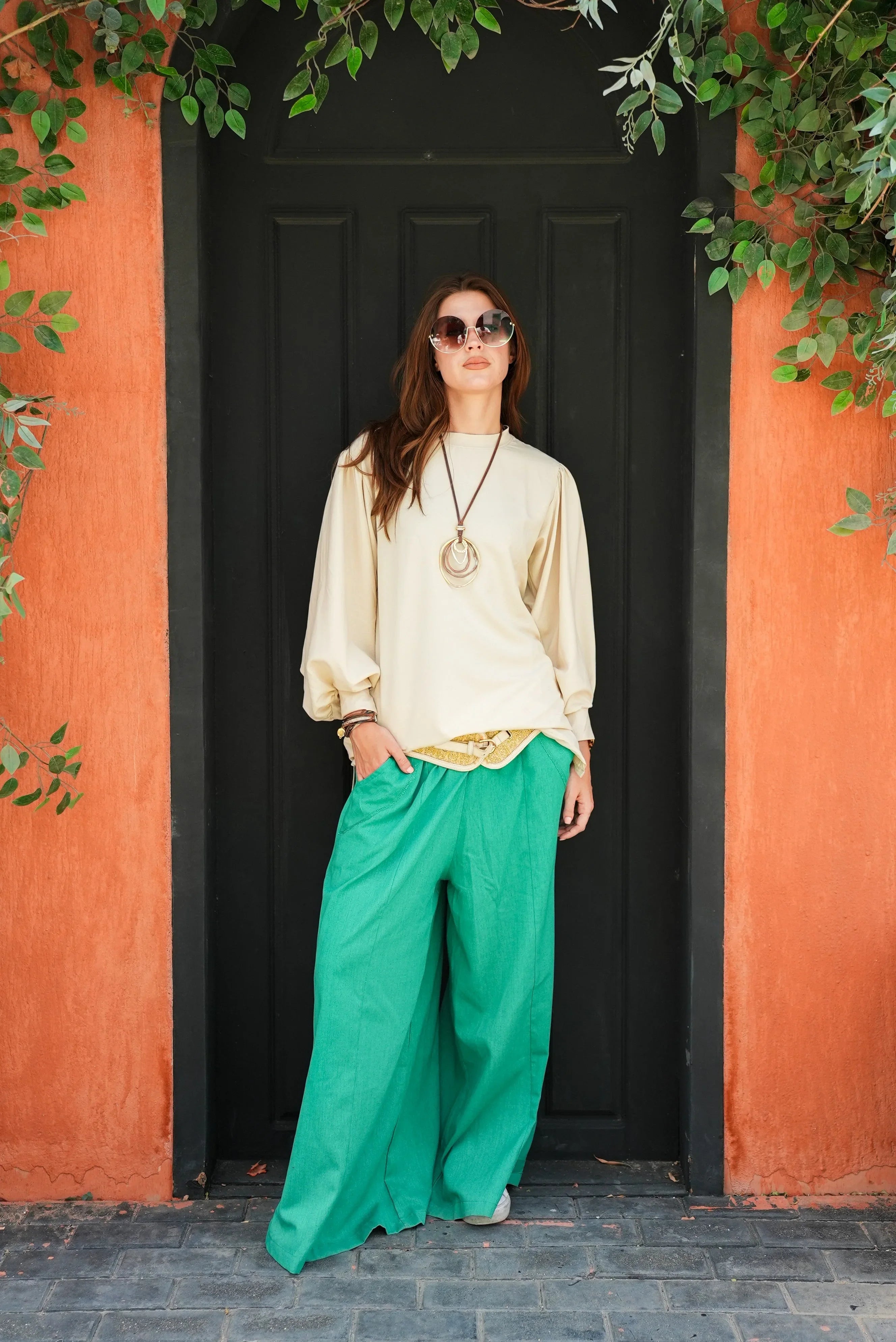 Dress Code - Oversized Linen pants 1