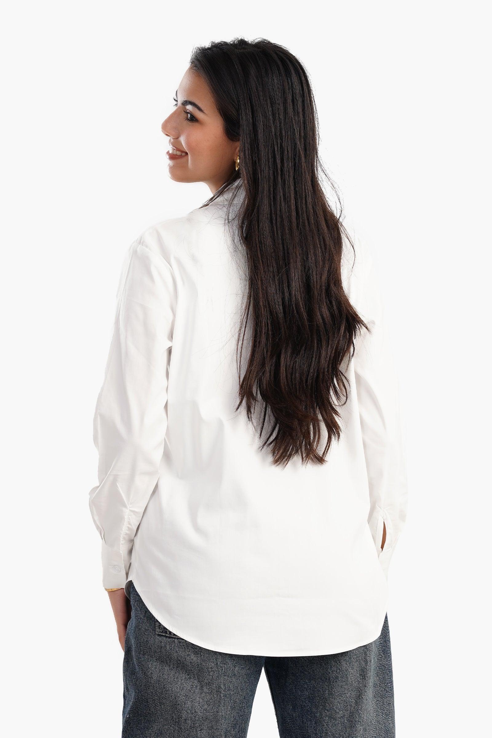 Clue - Poplin Solid Pattern Shirt 2