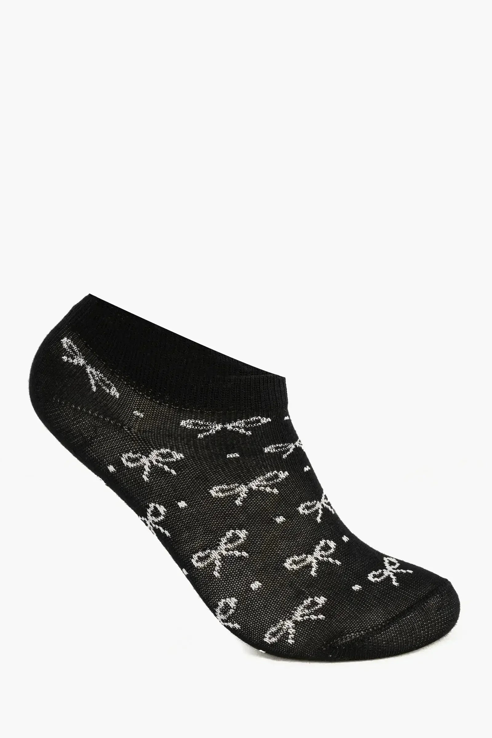 Carina - Girly Bow Socks - 5 Pairs 1