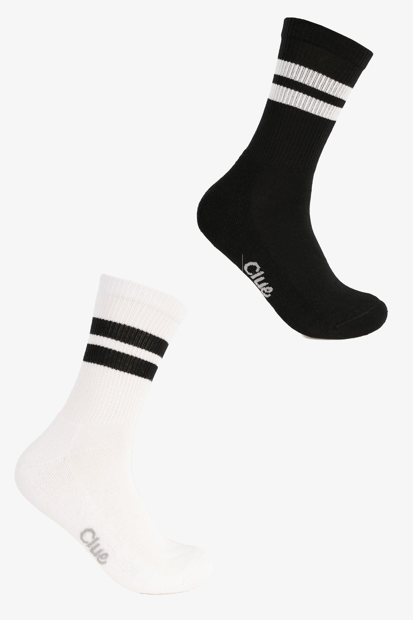 Clue - Lurex Quarter Length Socks - 2 Pairs 1
