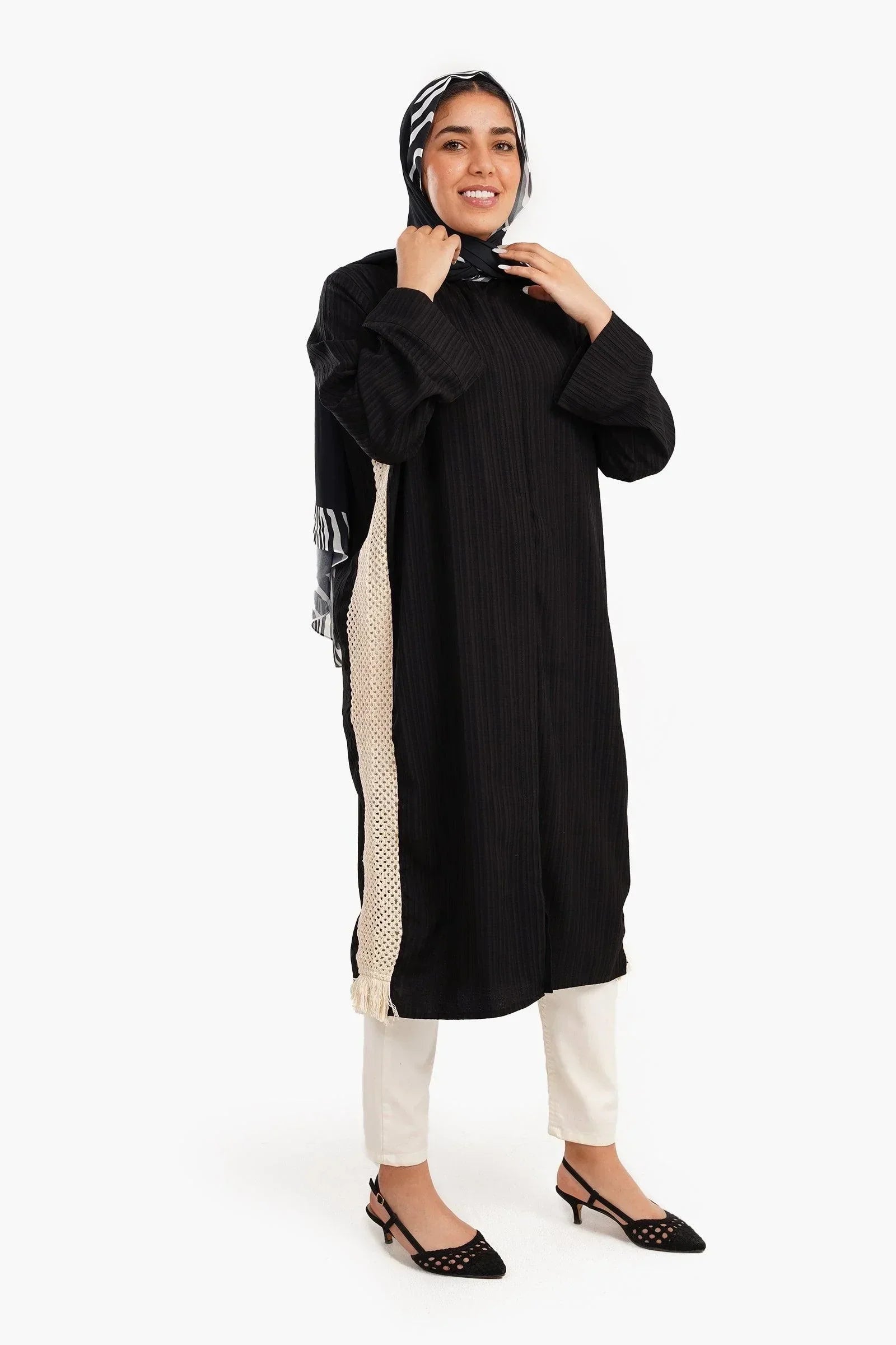 Clue - Shirt Dress with Side Trico 3