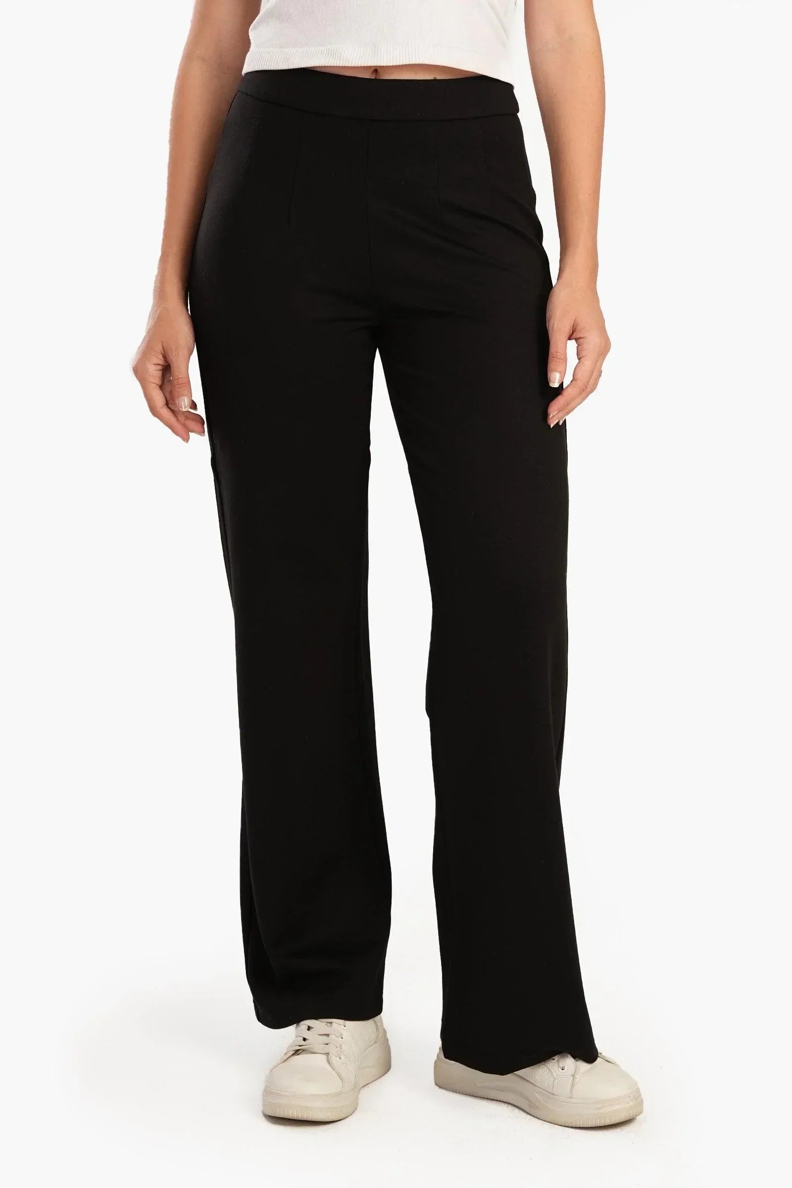 Clue - Black Chic Full Length Pants 1