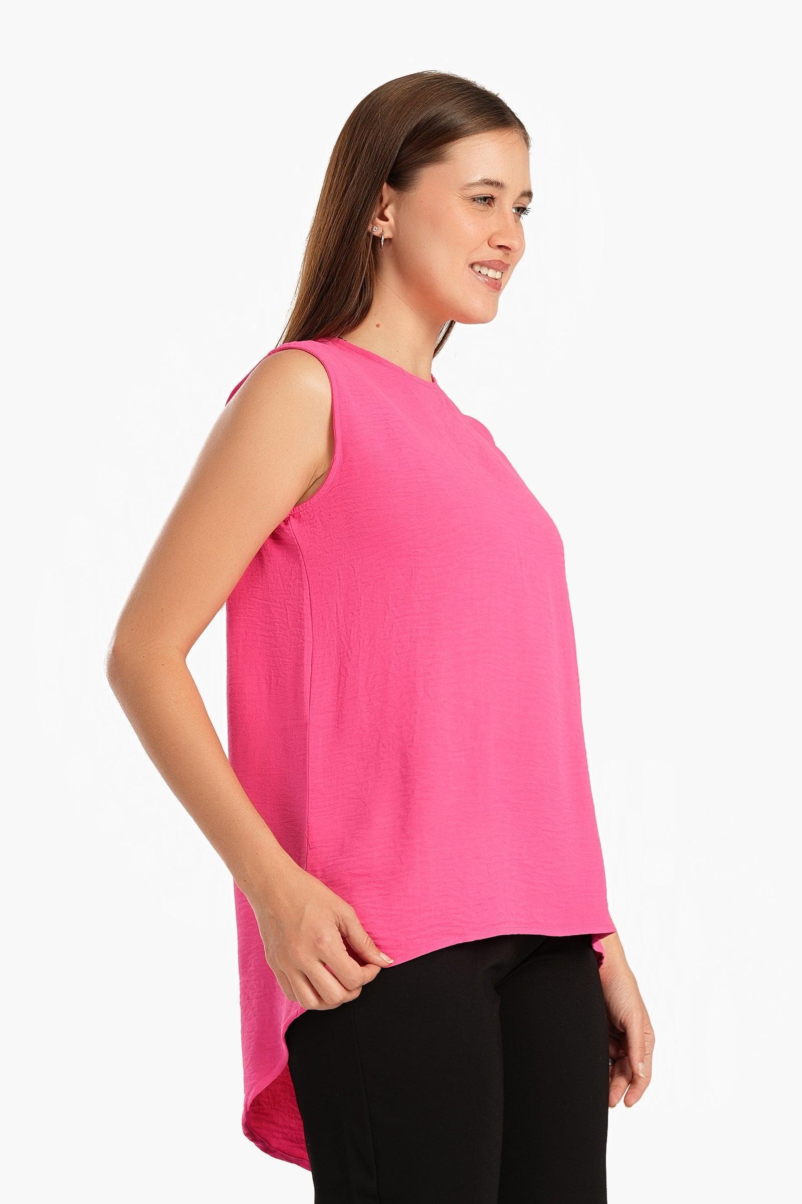 Clue - Asymmetrical Sleeveless Blouse 2