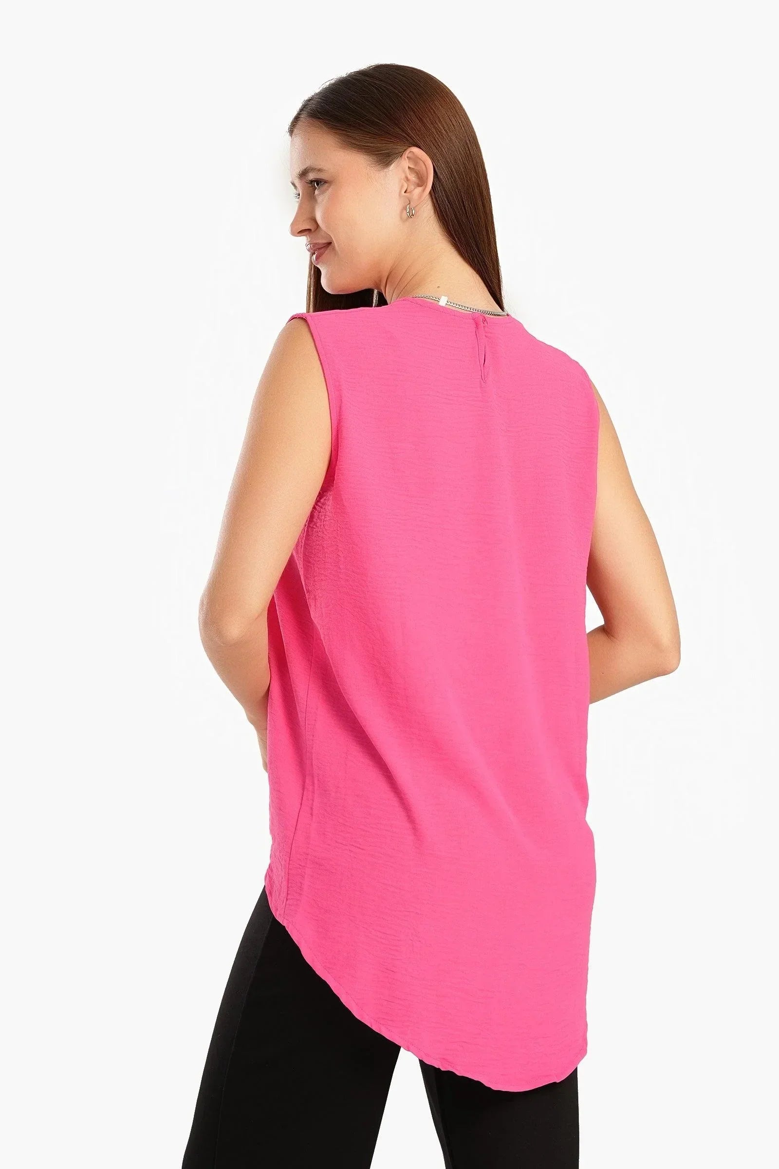 Clue - Asymmetrical Sleeveless Blouse 3