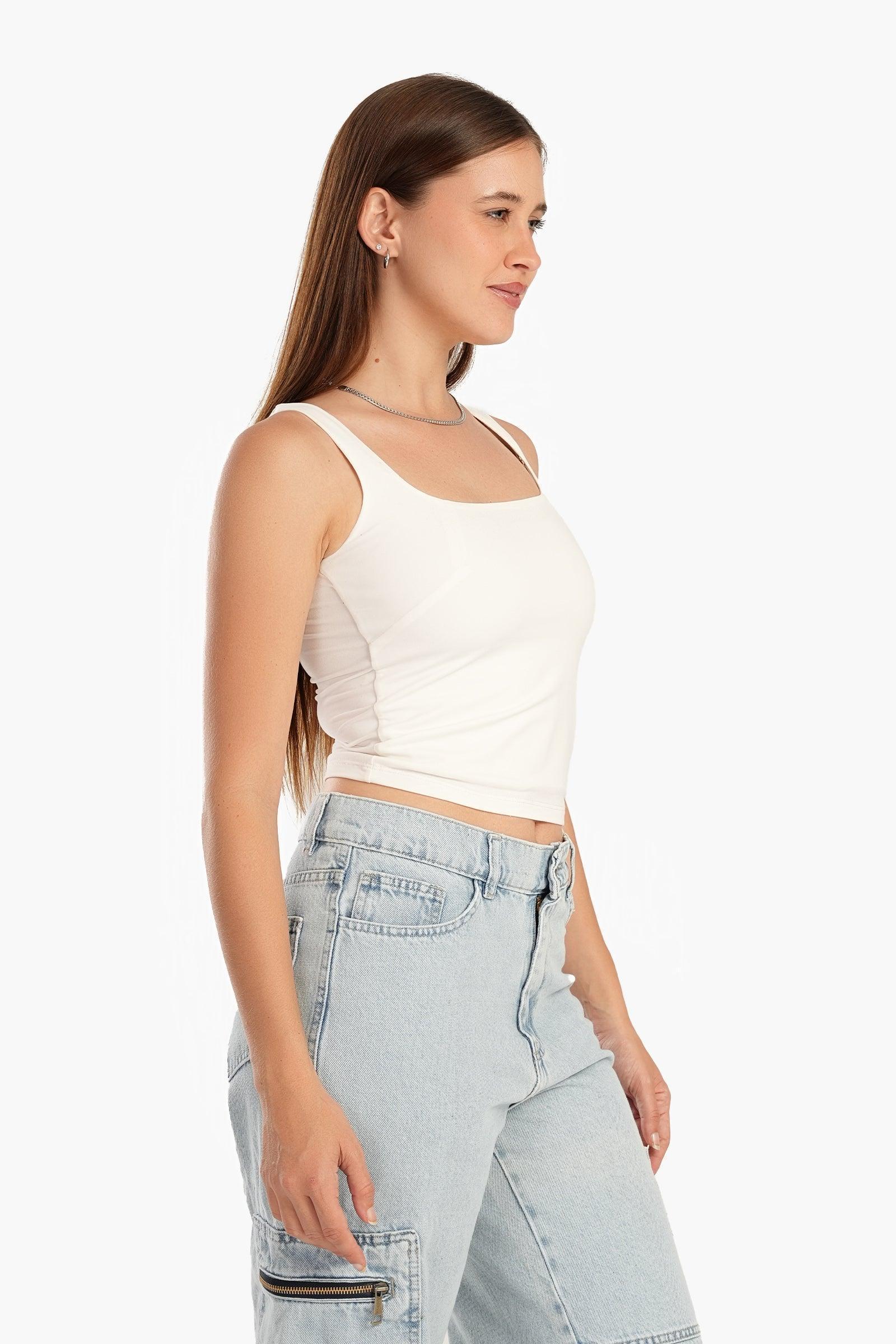 Clue - Square Neck Sleeveless Top 2