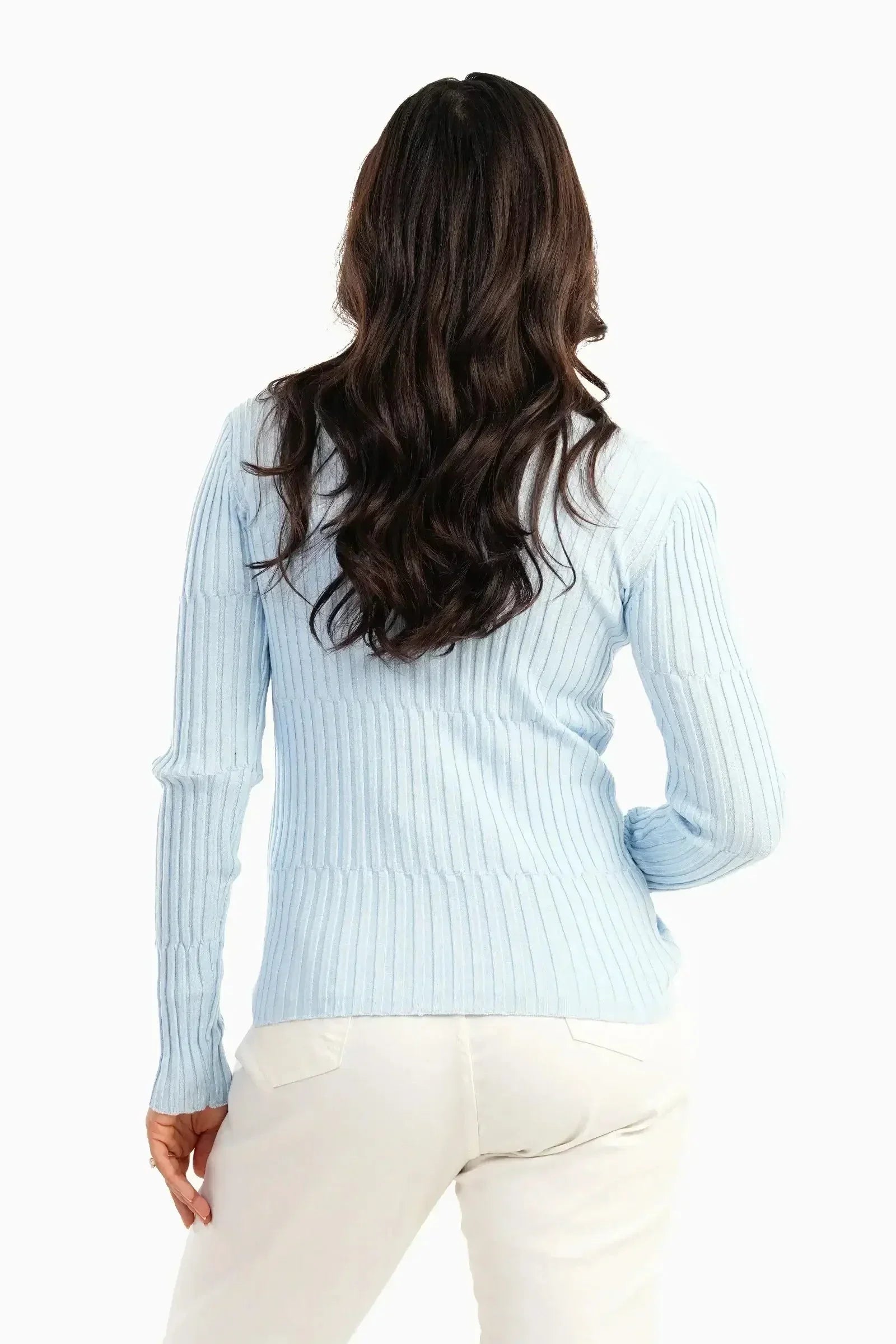 Carina - Ribbed Slim Fit Pullover 3