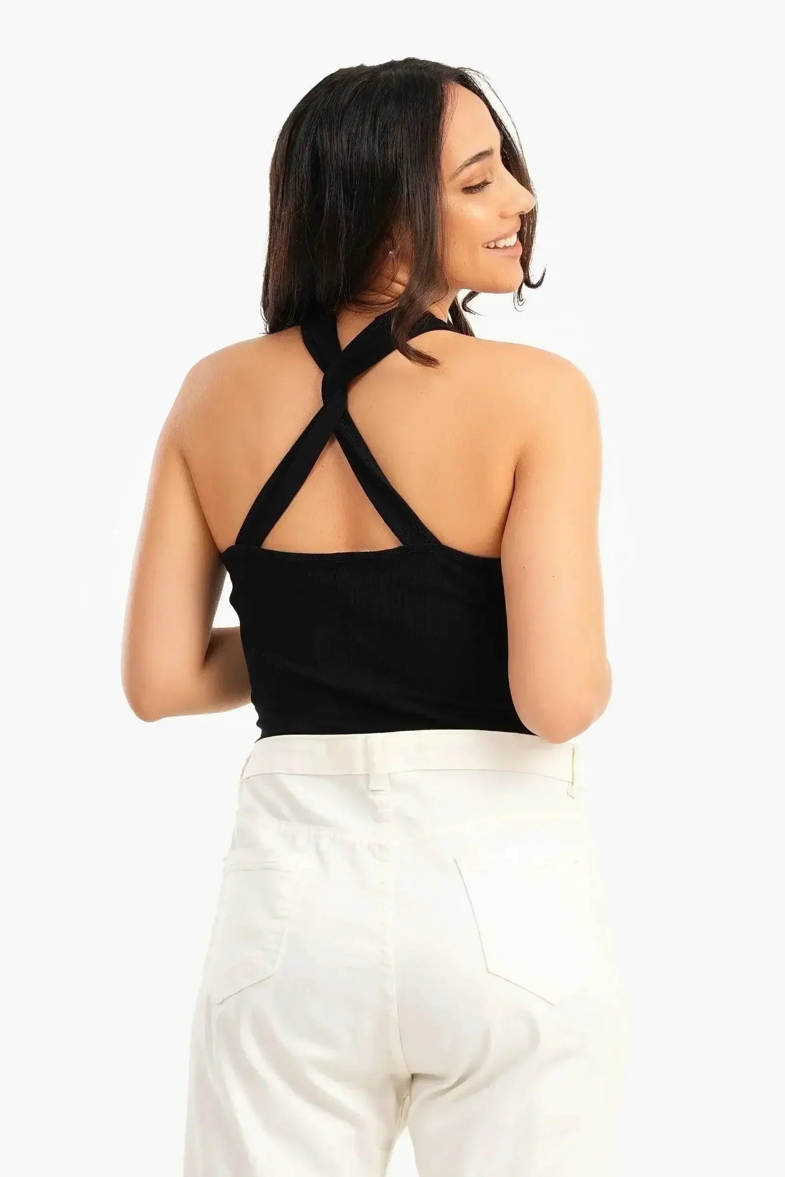 Carina - Cut-out High Neck Top 5