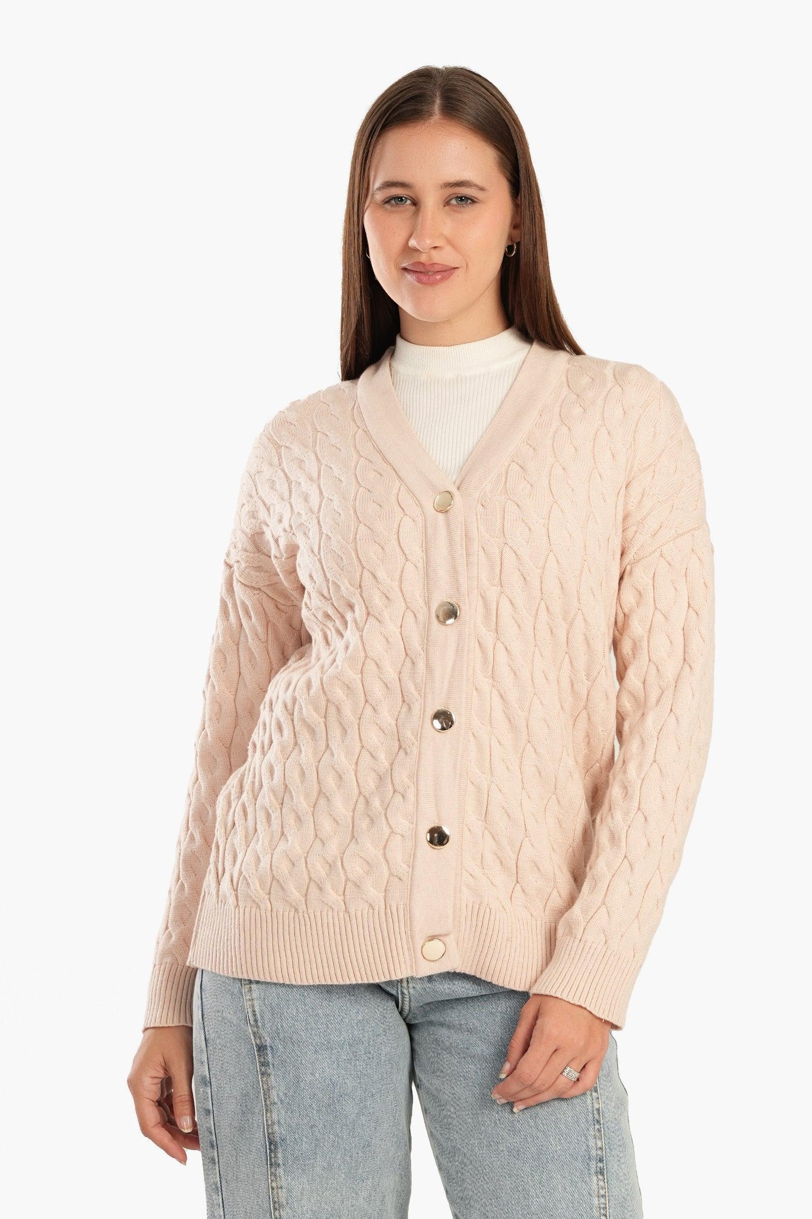 Clue - Wool Cable Knitted Cardigan 4
