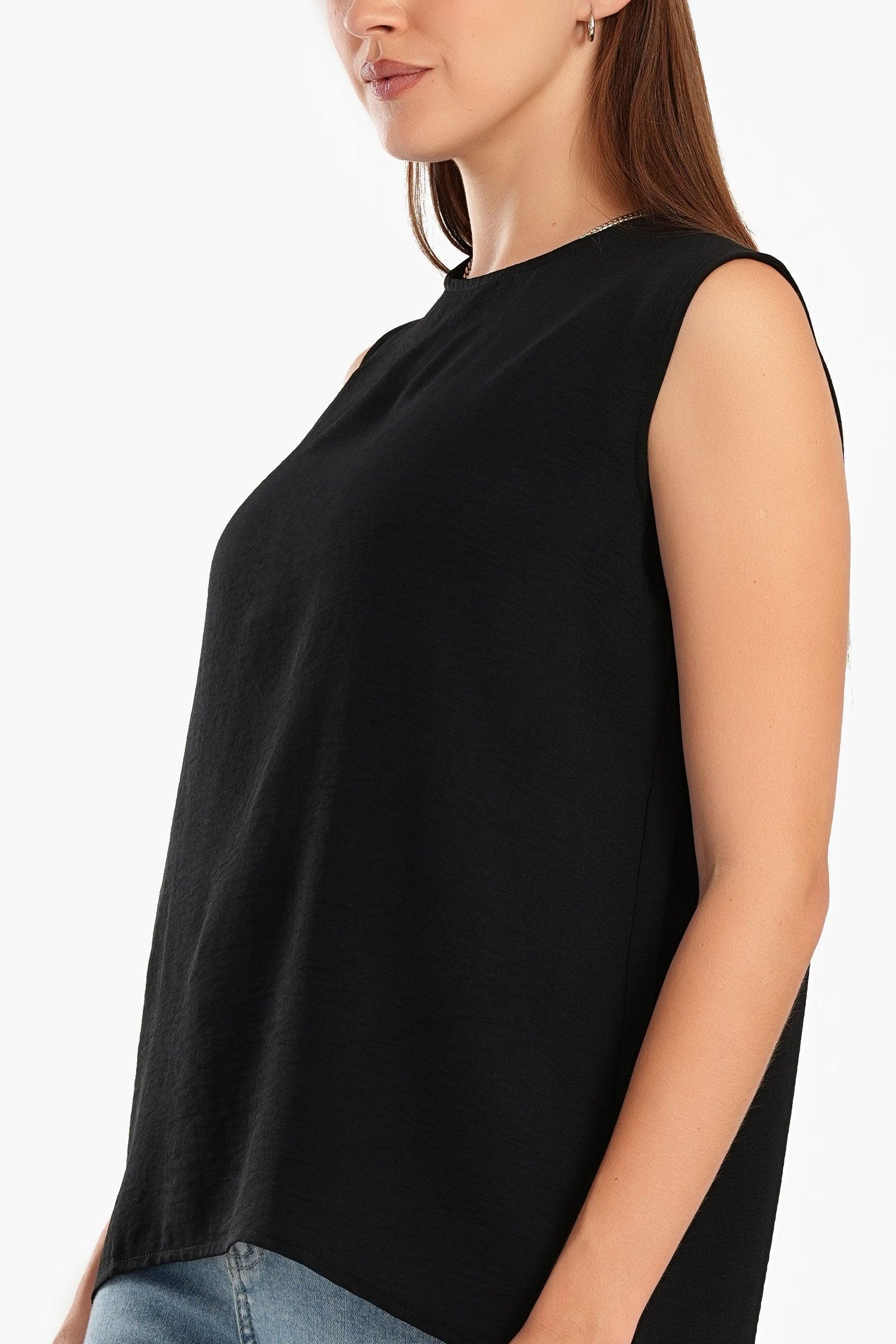 Clue - Asymmetrical Sleeveless Blouse 7