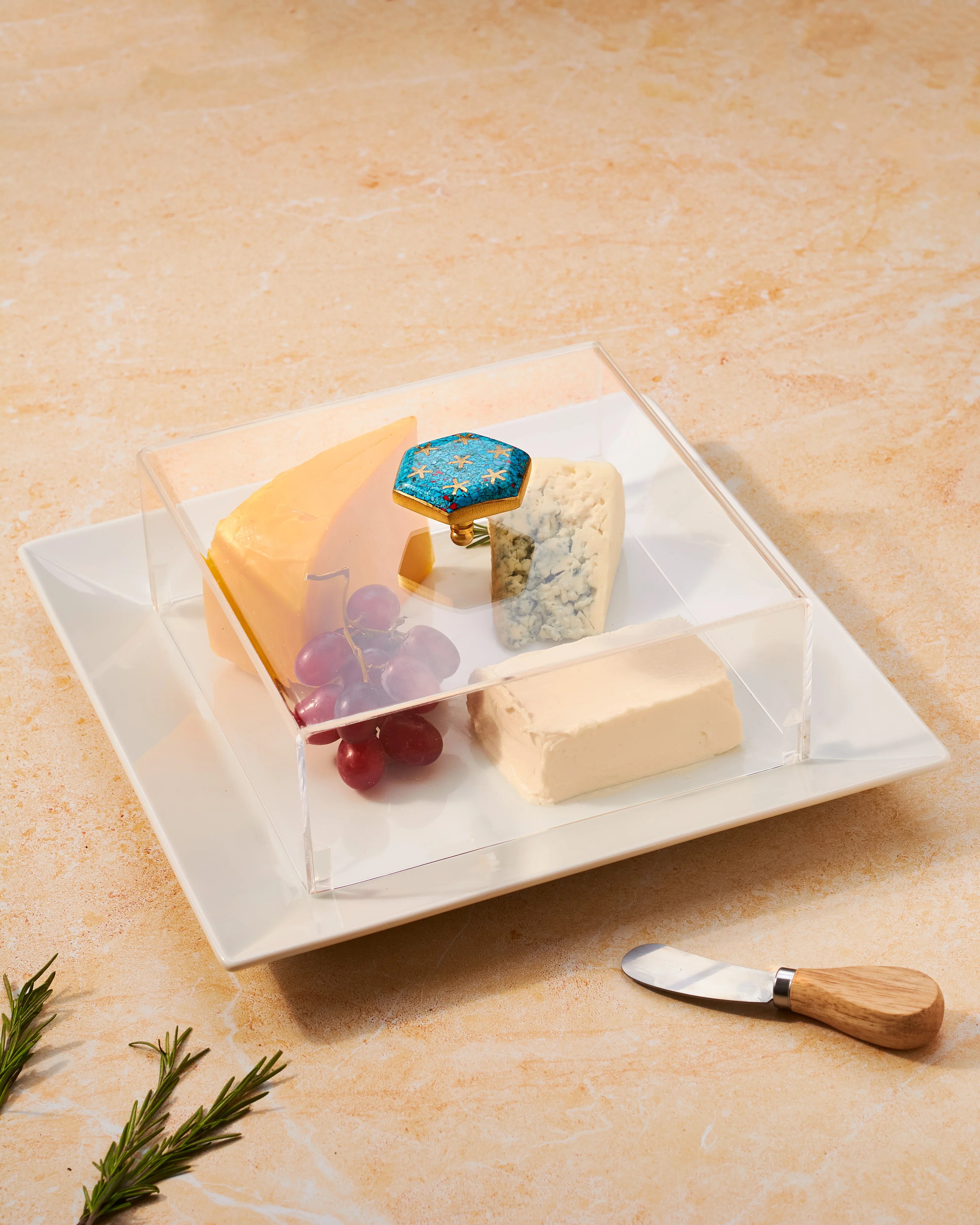 Rechote - Starline Squared porcelain serving plate 2