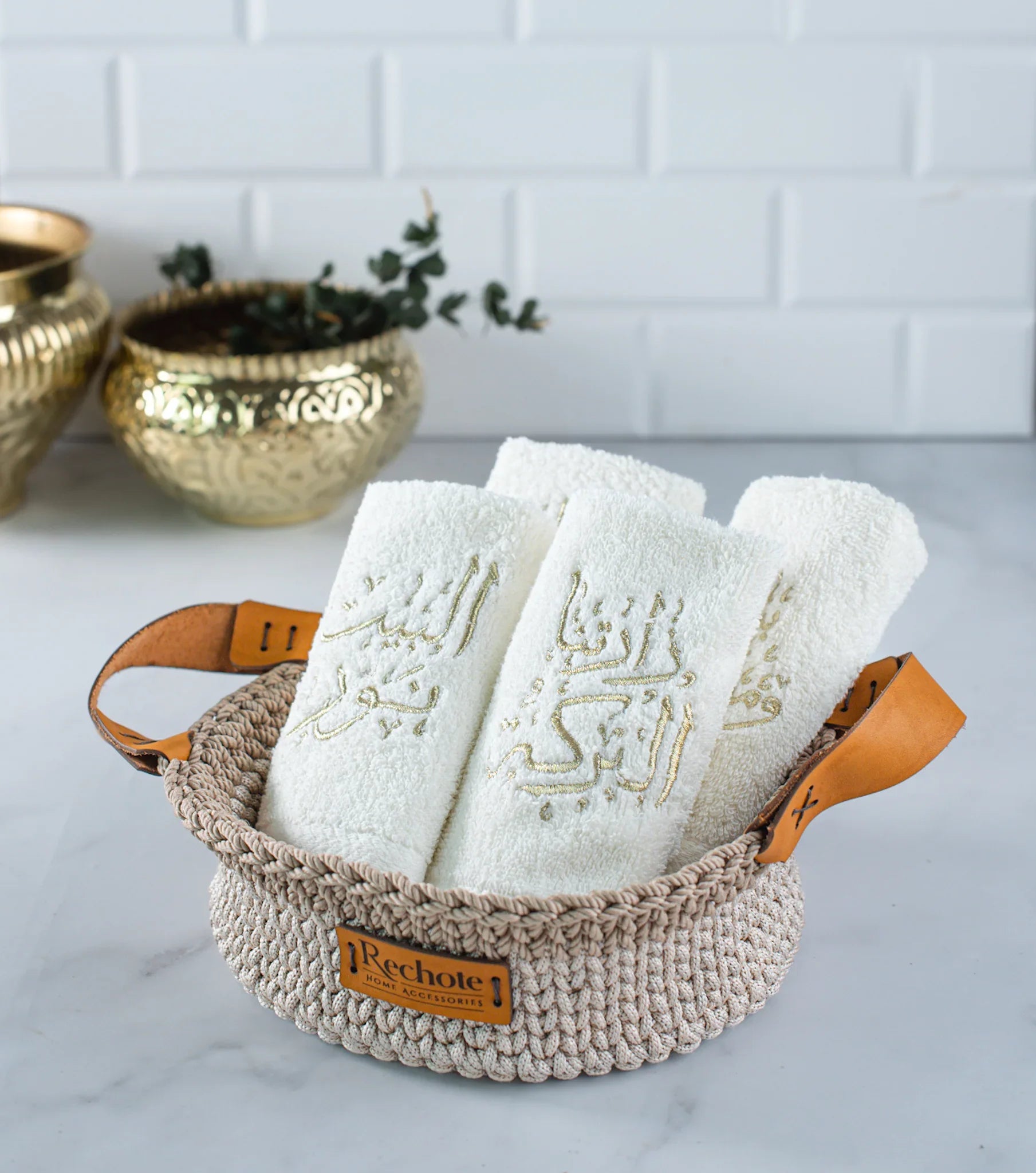 Rechote - Calligraphy Guest Towels 3