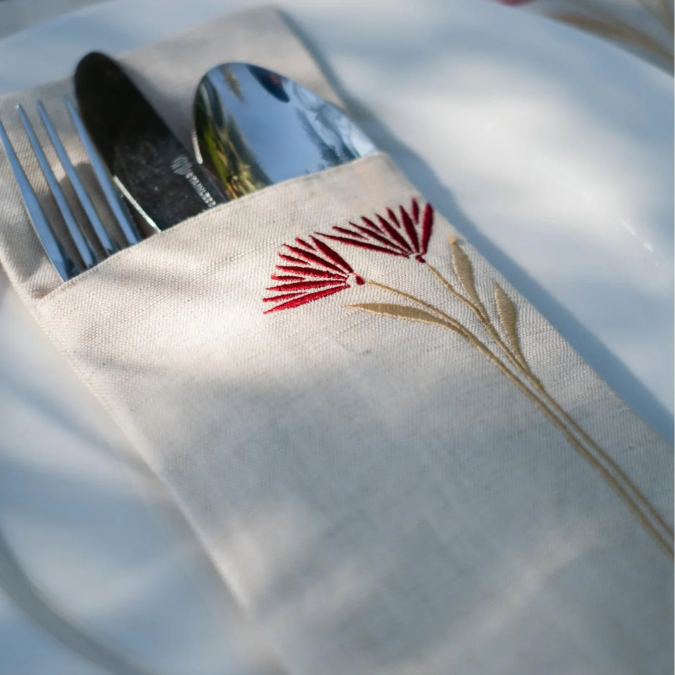 Eternal Linen Cutlery Sleevess Set - Ticas 3