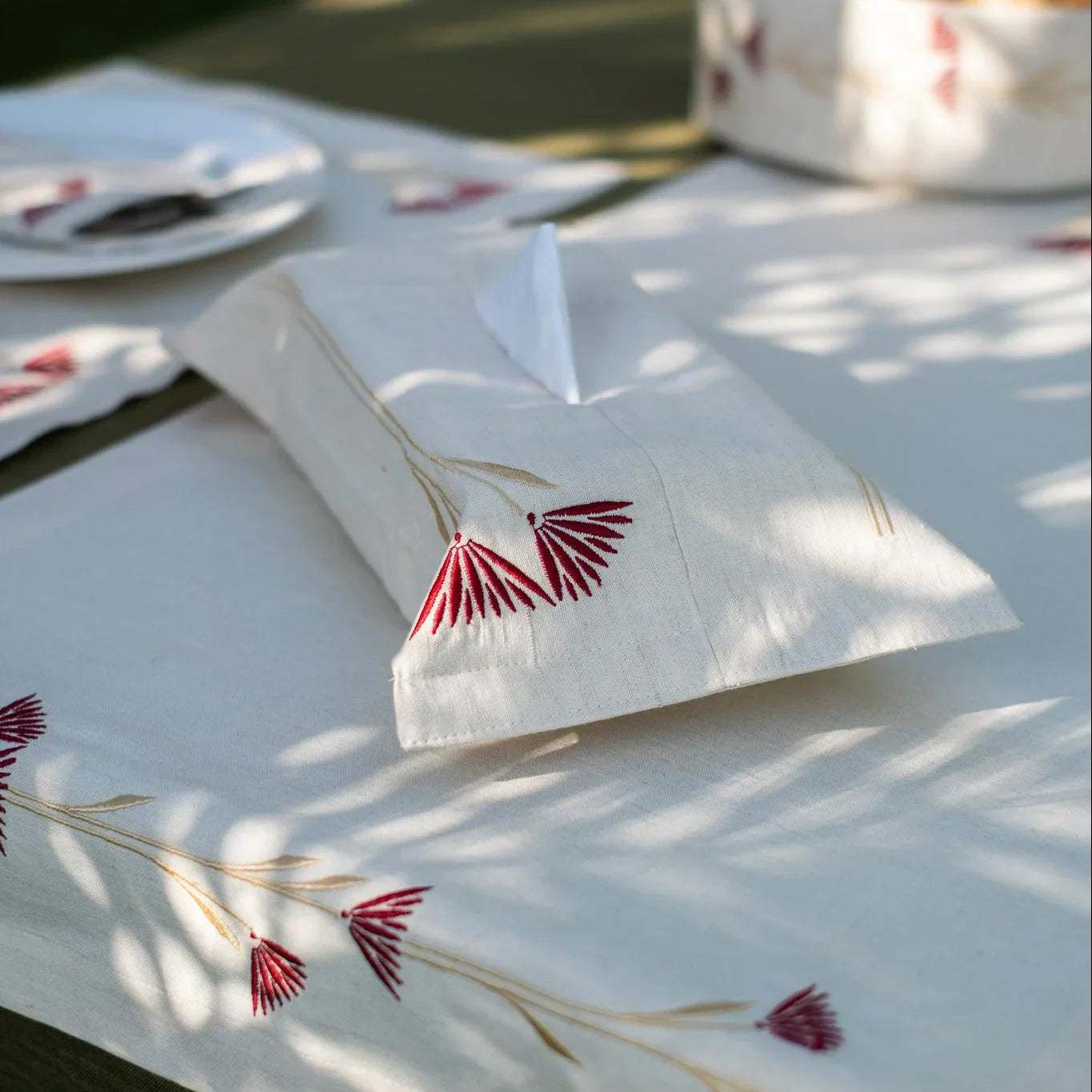 Eternal Linen Tissue Box Cover - Ticas