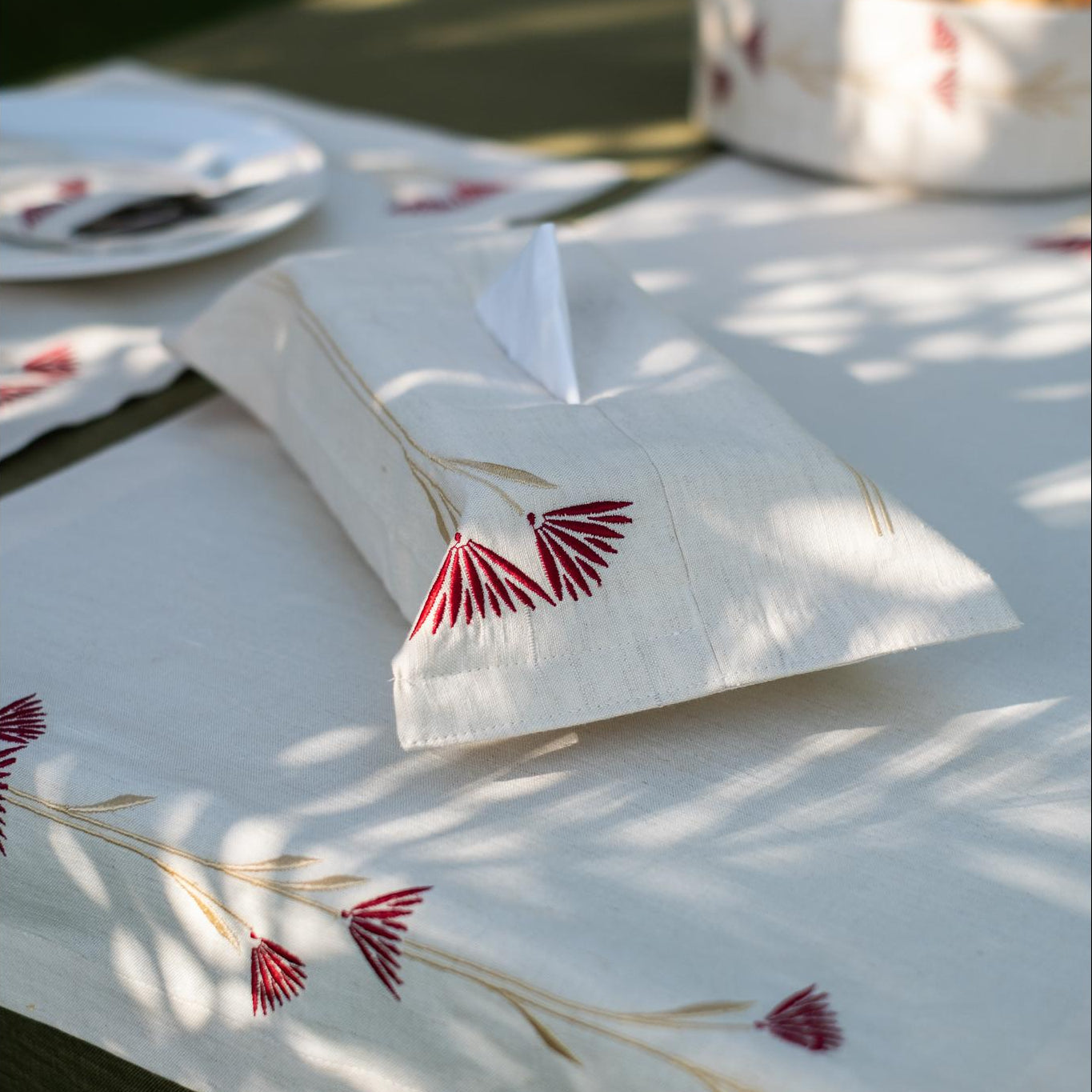 Eternal Linen Tissue Box Cover - Ticas
