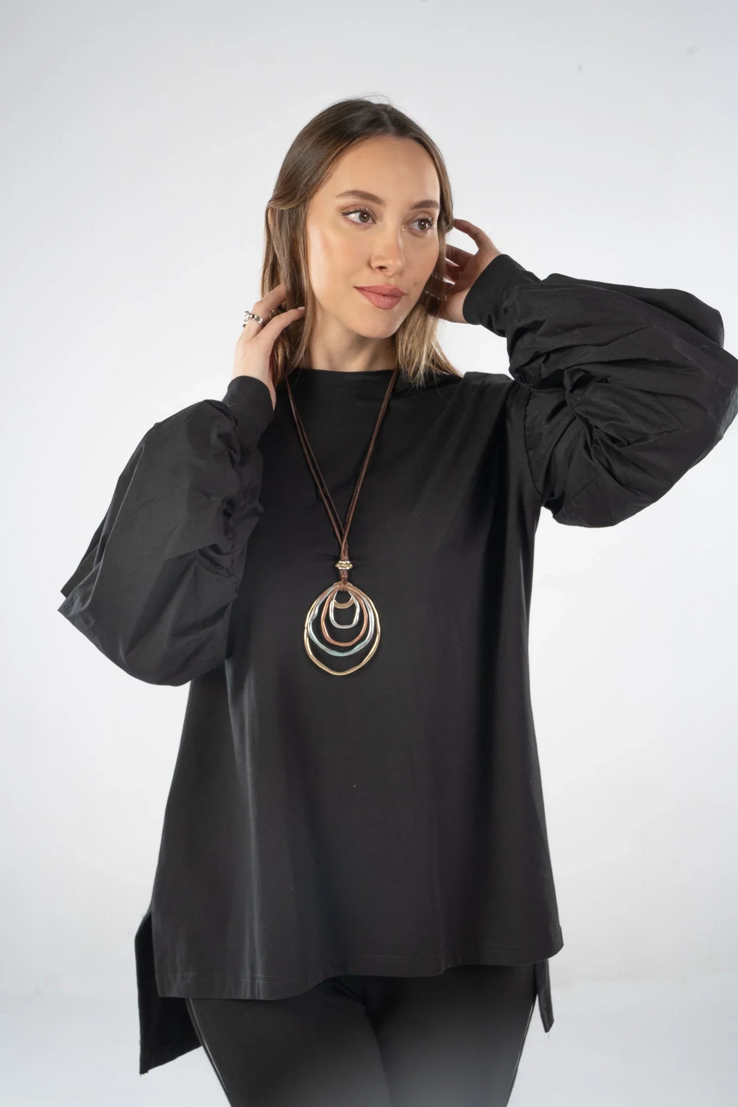 Dress Code - black puffy 3