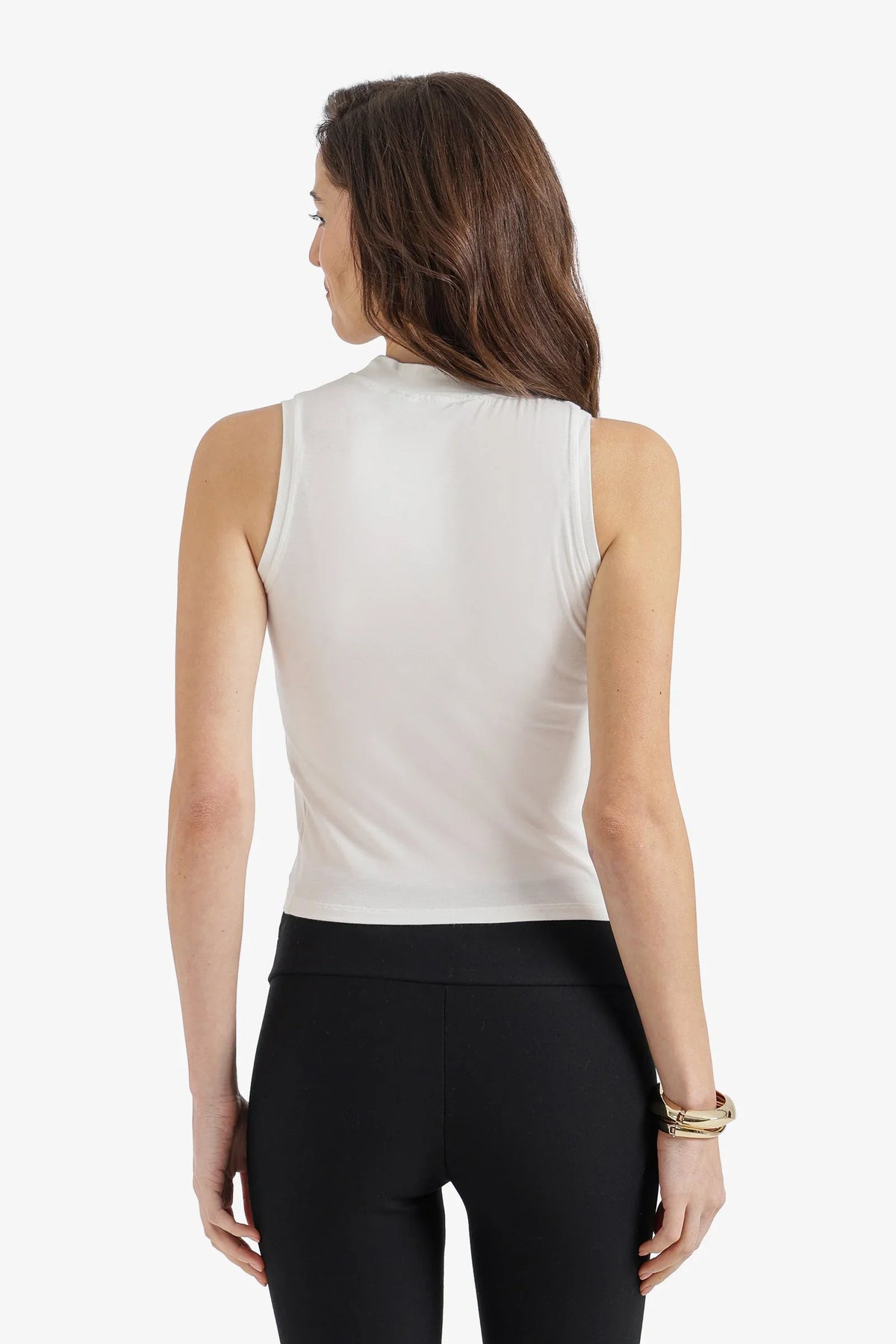 Mock-Neck Crop Top - Clue 8