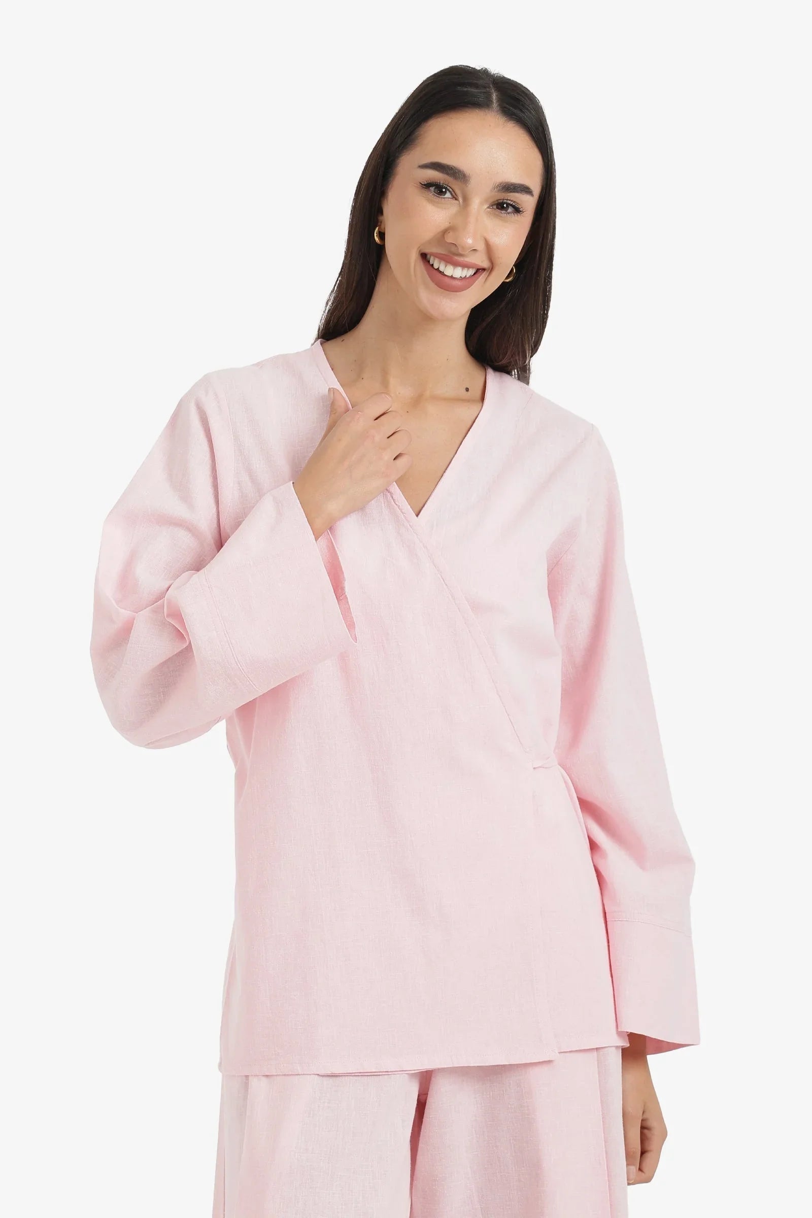 Wrap Lounge Cardigan - Carina 1