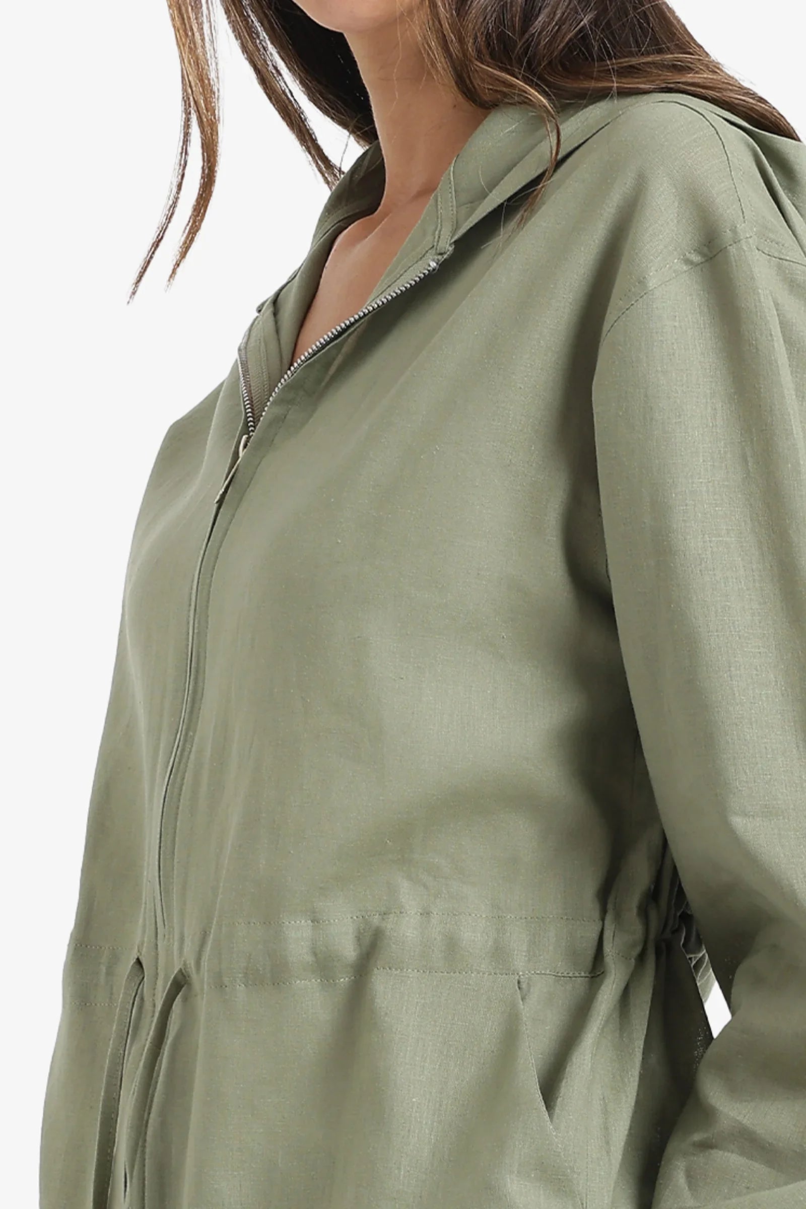 Drawstring Lounge Jacket - Carina 4