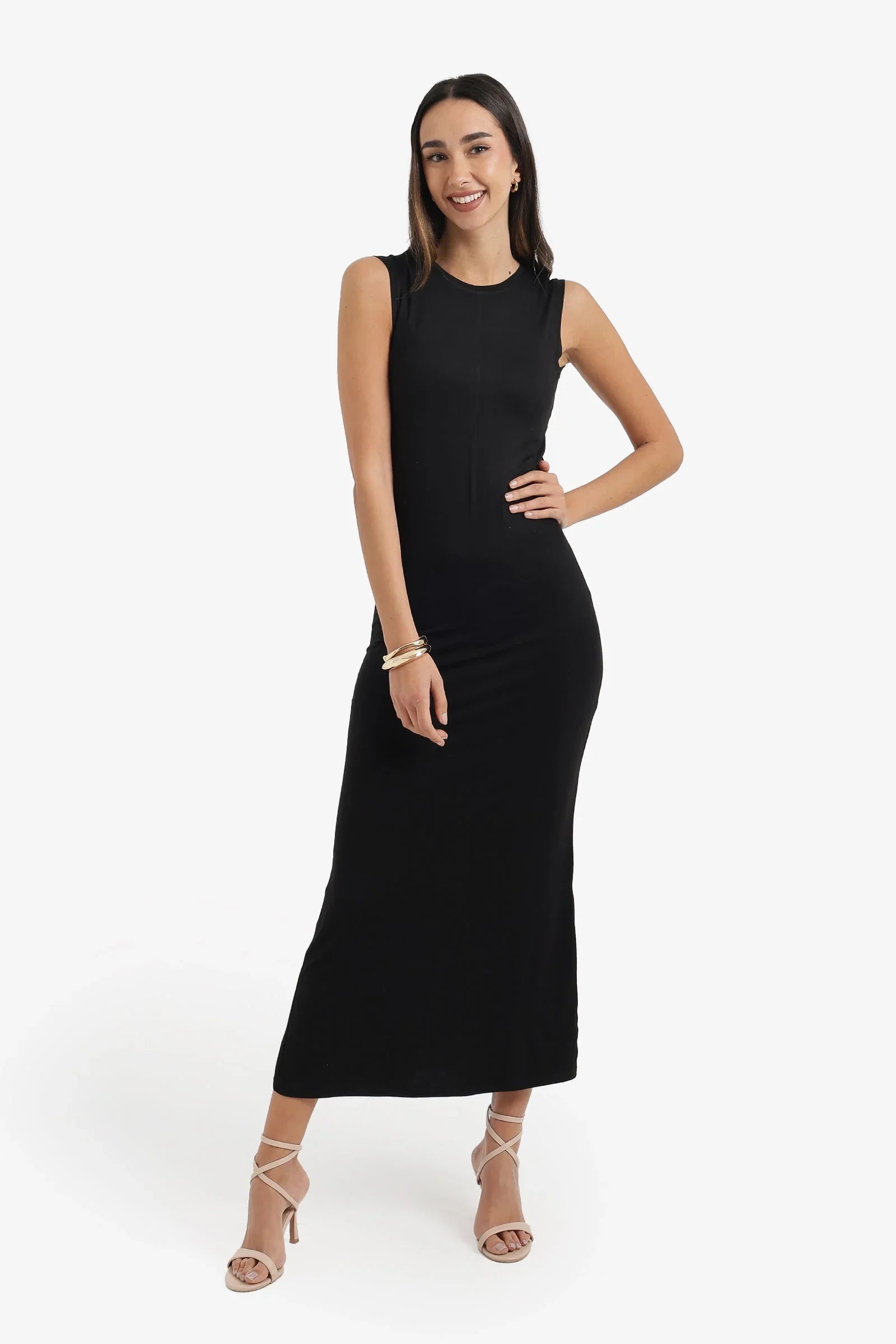 Crew Neck Midi Dress - Carina 9