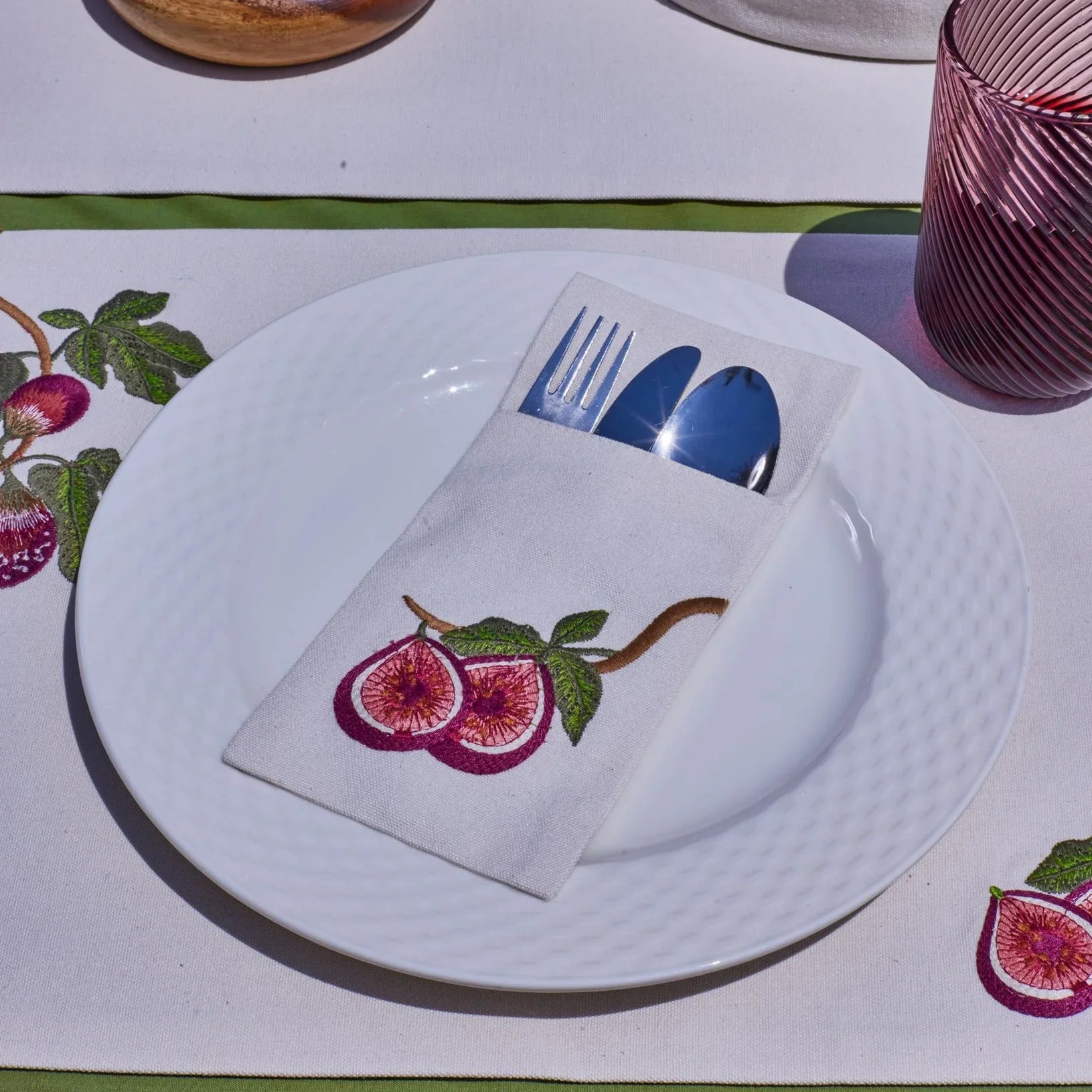 Fig Field Cutlery Sleevess Set - Ticas