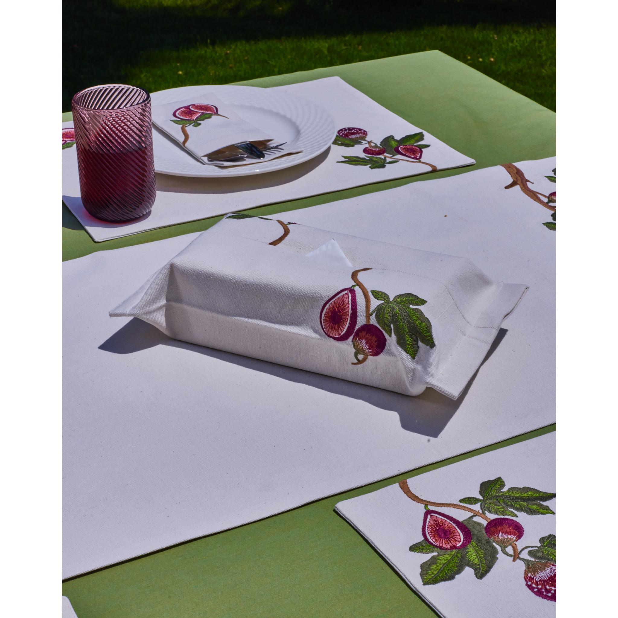 Fig Field Tissue Box Cover - Ticas