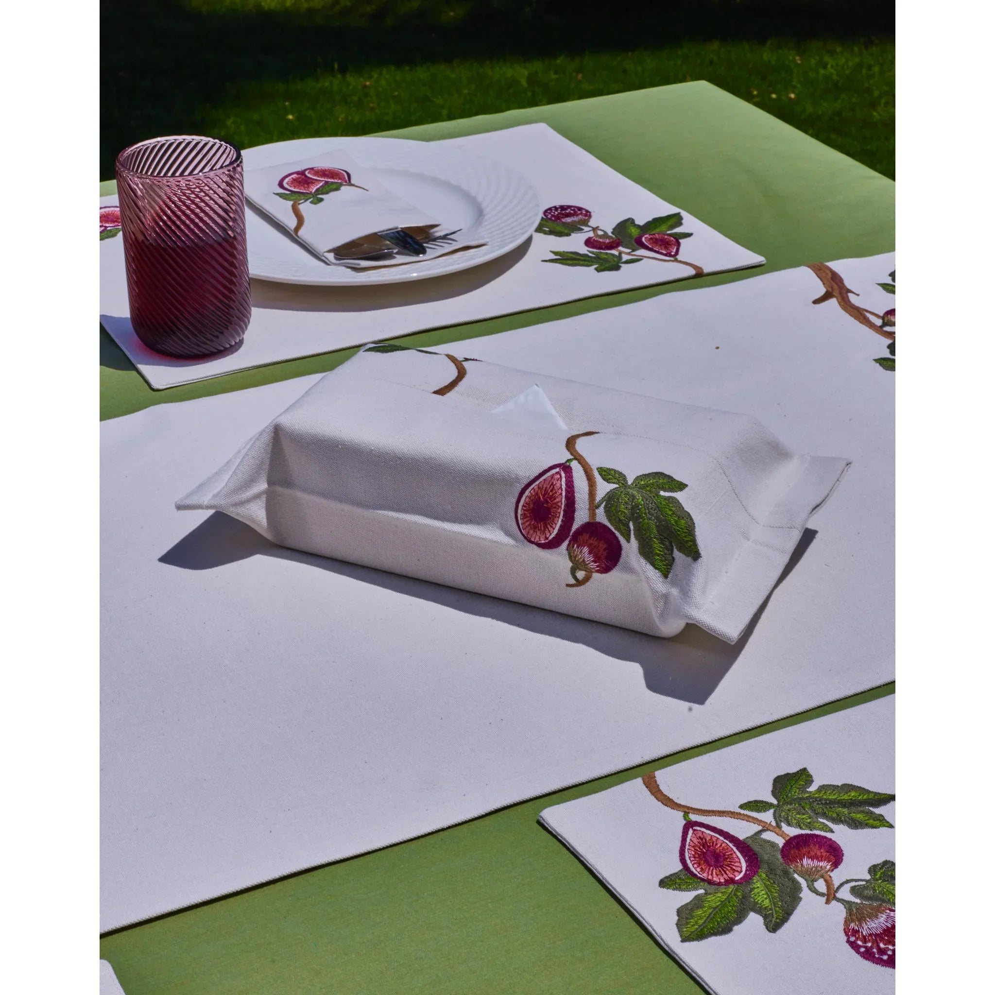 Fig Field Tissue Box Cover - Ticas