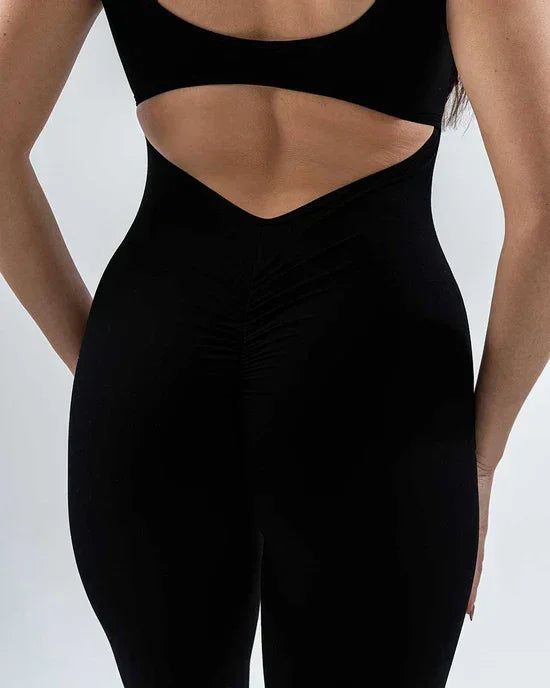 Flare Body Suit Black - Bfeerce - Babazzaro