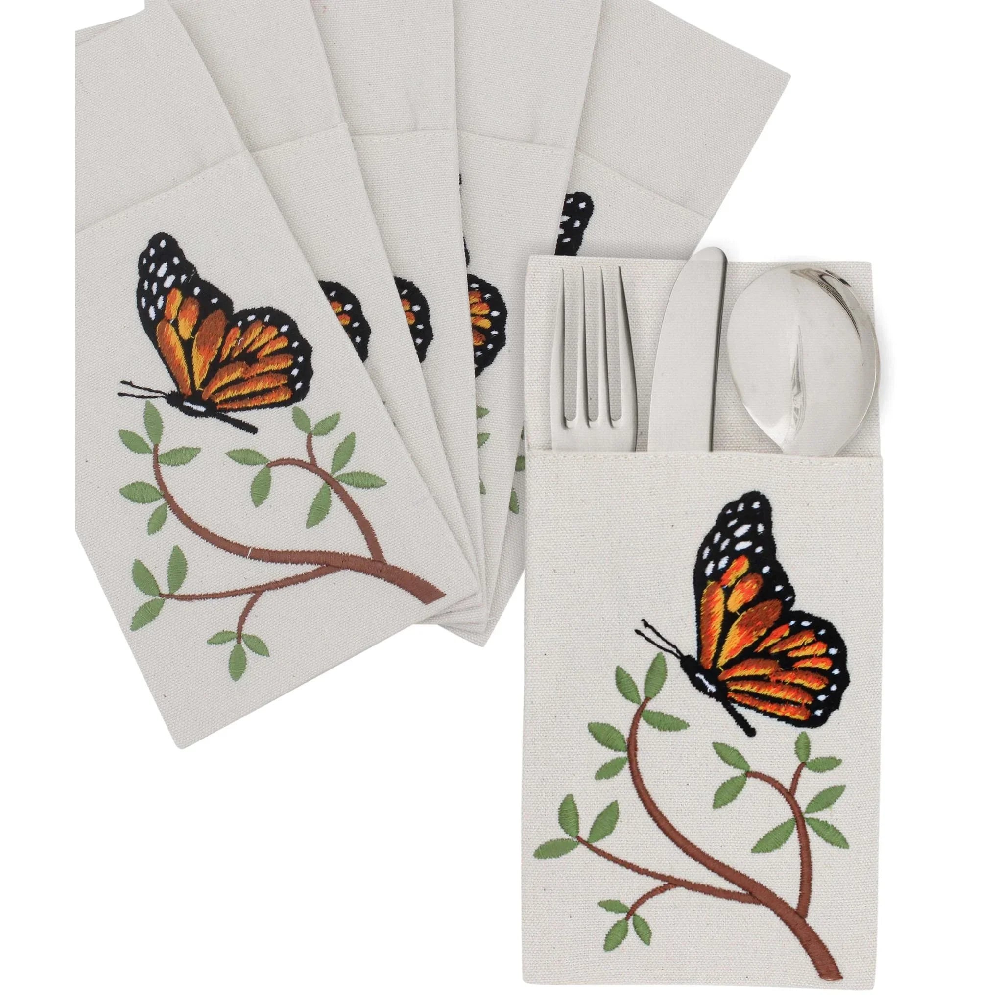 Flutter Cutlery Sleevess Set - Ticas