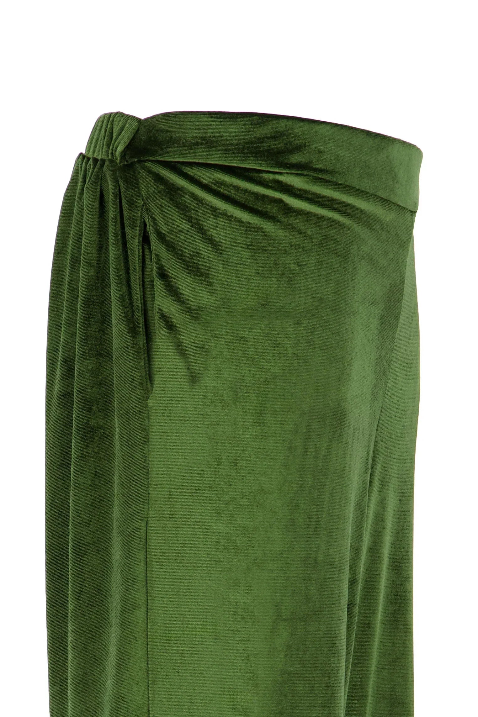 Reehan - Olive Green Side Tie Kimono Set 14